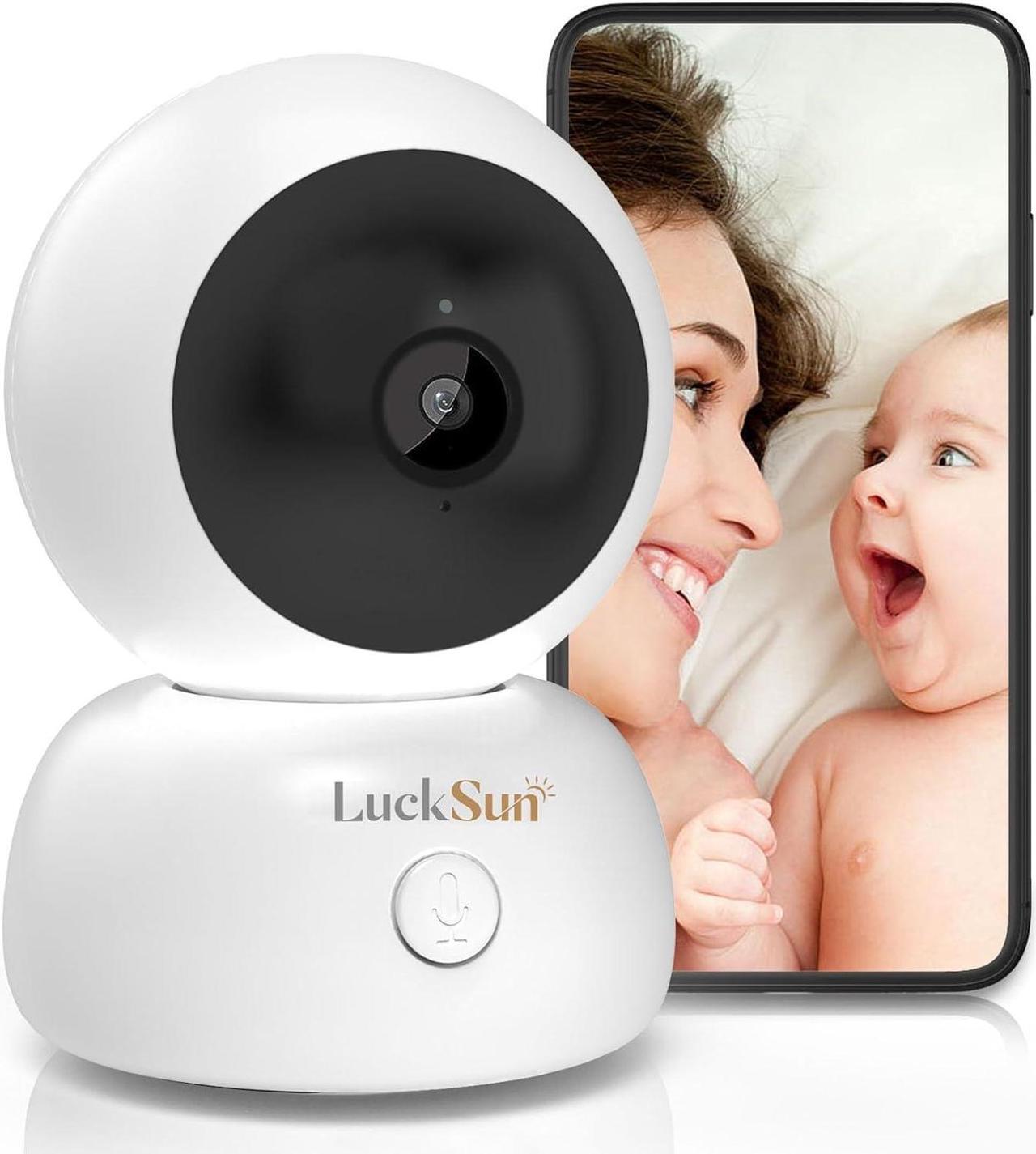 Main image of 2K 1296P Indoor Security WiFi Camera Wireless One Button 2-Way Talk PTZ Smart Tracking Pet Baby Camera 360 View with Human & Sound Detection, Night Vision, SD Card Slot.