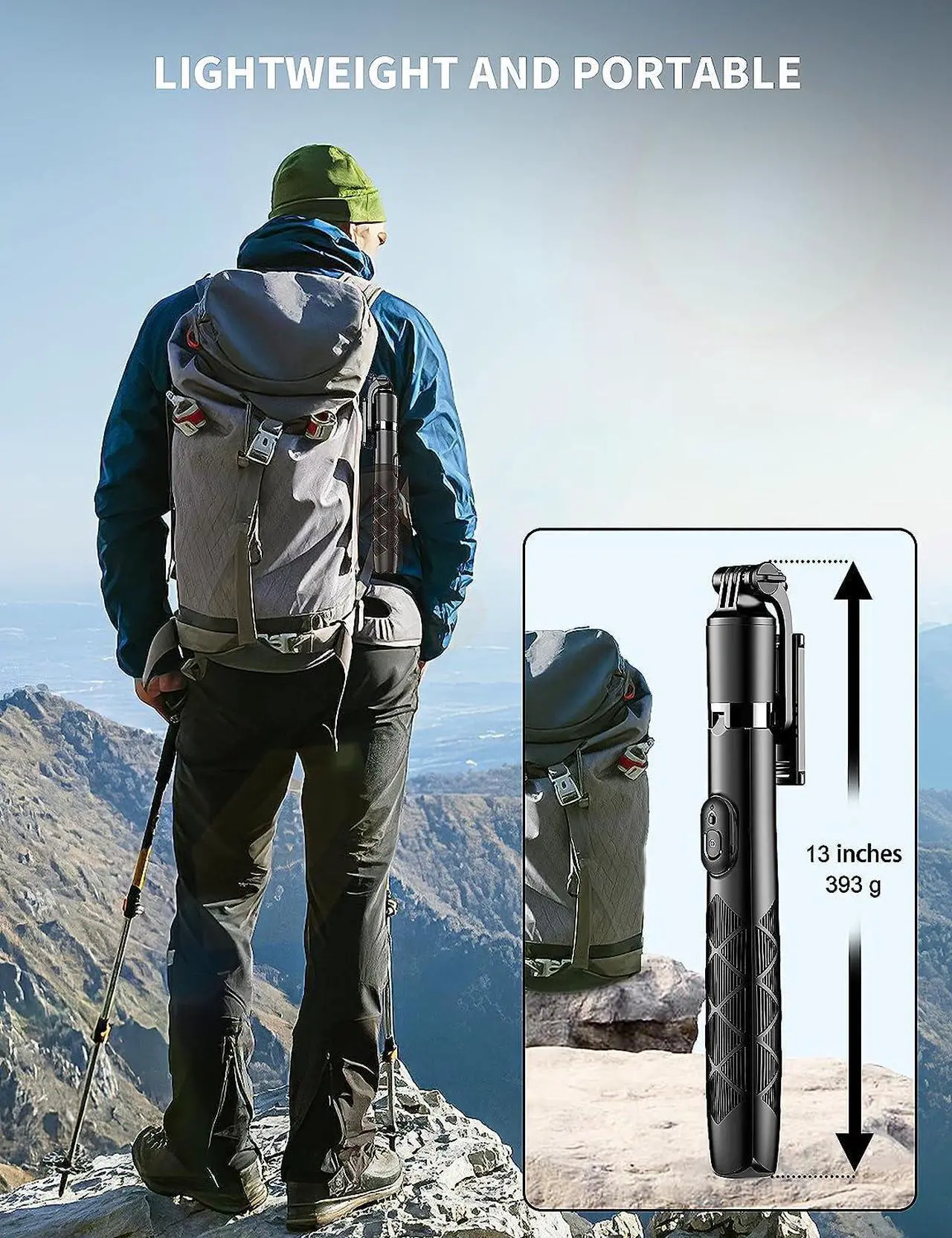 Alt view image 5 of 7 - 71 Phone Tripod & Selfie Stick All in One Extendable Cell Phone Tripod with Wireless Remote Tripod Stand for iPhone & Travel Tripod 360° Rotation Compatible with iPhone Android Phone Camera
