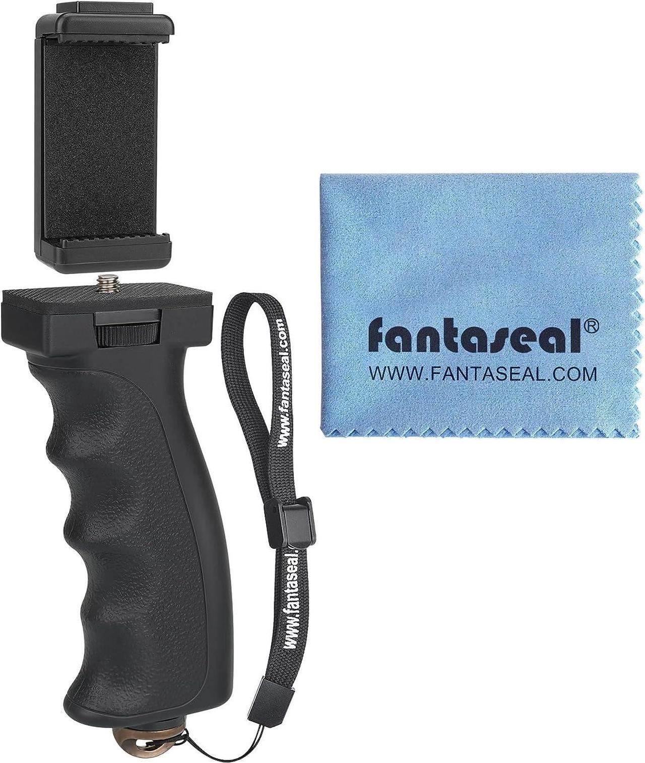 Alt view image 5 of 7 - Universal Ergonomic Anti-Falling Cell Phone Smartphone Hand Grip Stabilizer w/Safety Strap, Portable Selfie Stick Handheld Vlogging Holder Mount for 60-85mm Width iPhone Samsung Tracfone Android