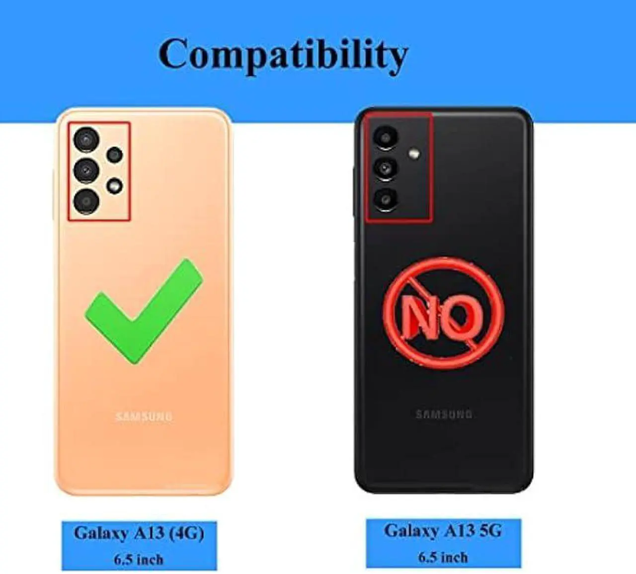 Alt view image 2 of 6 - Galaxy A13 4G Case, Samsung A13 4G Case with HD Screen Protector, Androgate Military-Grade Ring Holder Kickstand Car Mount 15ft Drop Tested Cover Phone Case for Samsung Galaxy A13 4G, Purple