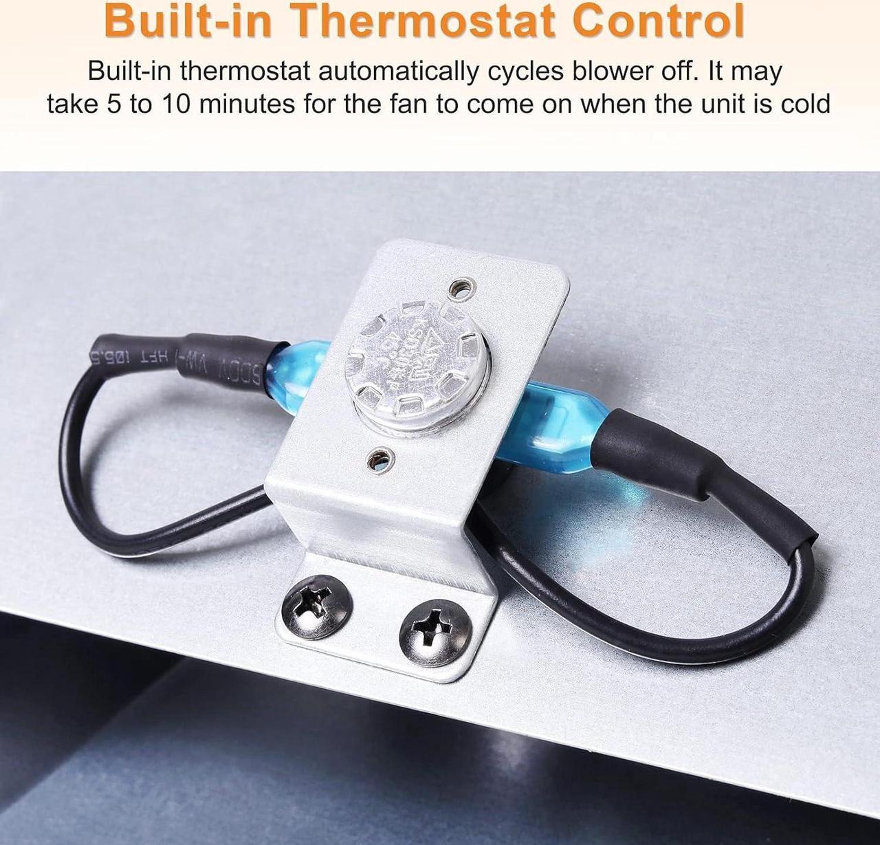 Alt view image 5 of 7 - Adviace Wall Heater Blower Fan for Dyna-Glo, Mr. Heater and Kozy World Vent Free Heaters, Replacement WHF100 Dyna-Glo Heater Fan for Dyna-Glo NG, LP, Natural Gas, Liquid Propane Vent Free Wall Heater