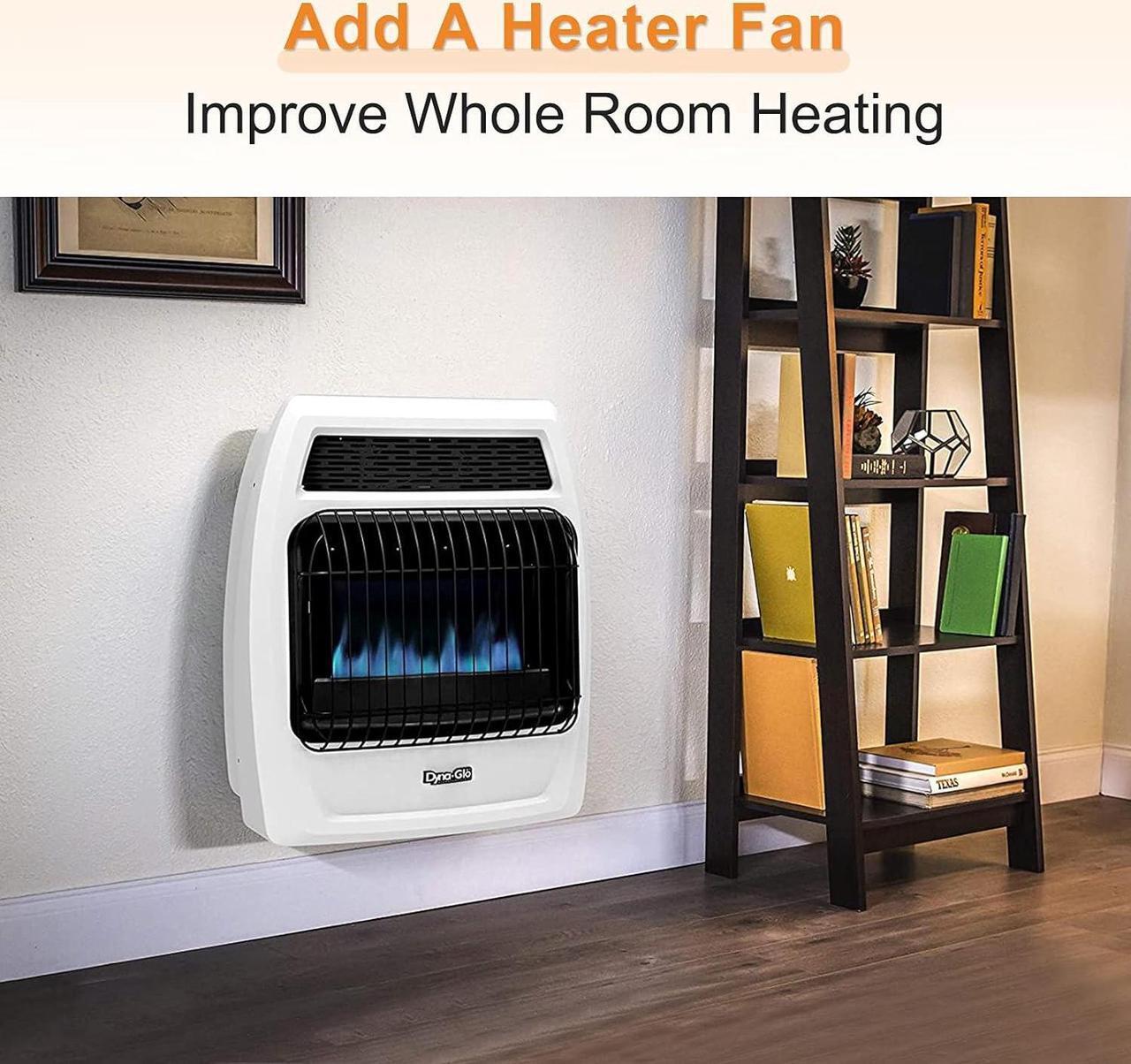 Alt view image 7 of 7 - Adviace Wall Heater Blower Fan for Dyna-Glo, Mr. Heater and Kozy World Vent Free Heaters, Replacement WHF100 Dyna-Glo Heater Fan for Dyna-Glo NG, LP, Natural Gas, Liquid Propane Vent Free Wall Heater