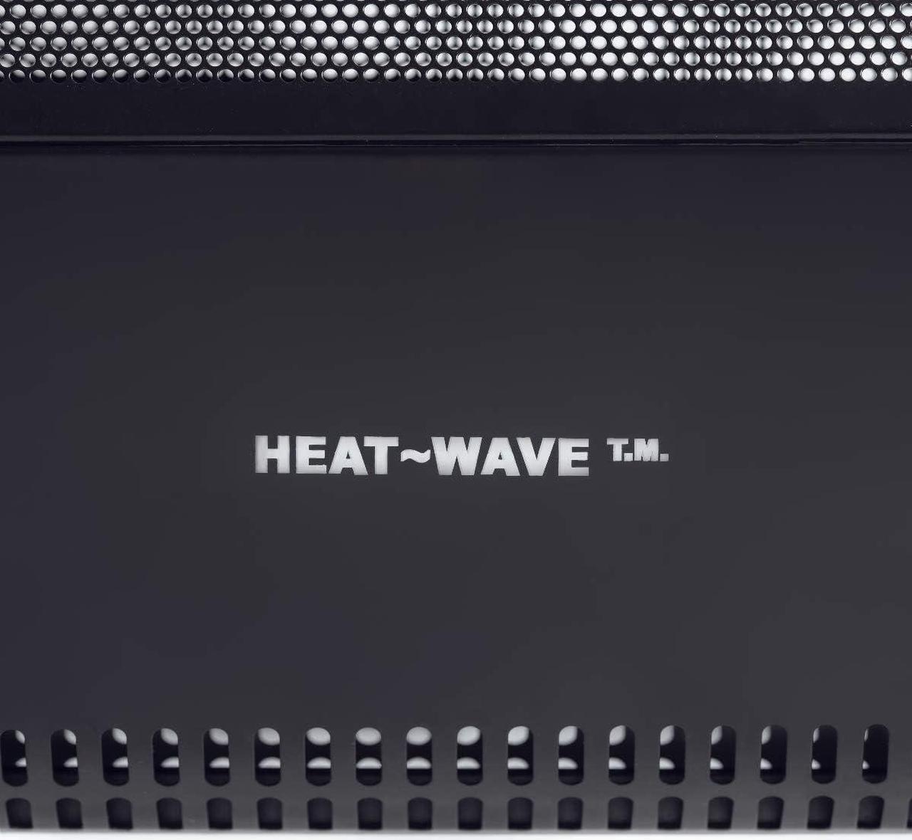 Alt view image 5 of 7 - 1,000 Watt Convector Baseboard Heater, Black