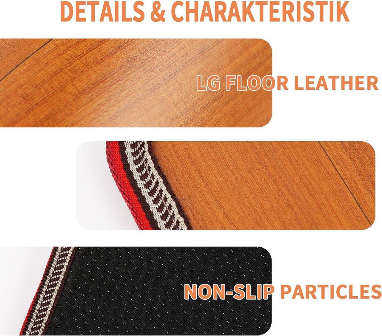 Alt view image 6 of 7 - Electric Heated Floor Mats Under Desk, Heated Foot Warmer
