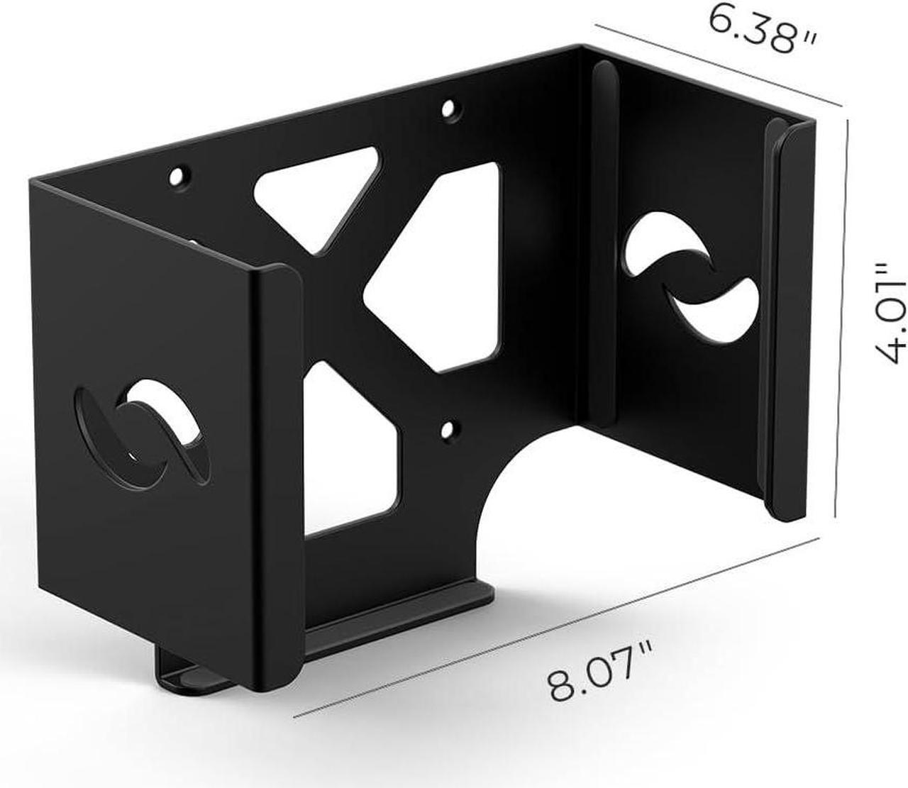 Alt view image 6 of 7 - HumanCentric Wall Mount Compatible with Mac Studio Mount - Secure or Hide Your Mac Studio with an Apple Mac Studio Wall Mount, Wall Mounting Stand for Apple Studio Mount, Mountable Mac Studio Mount