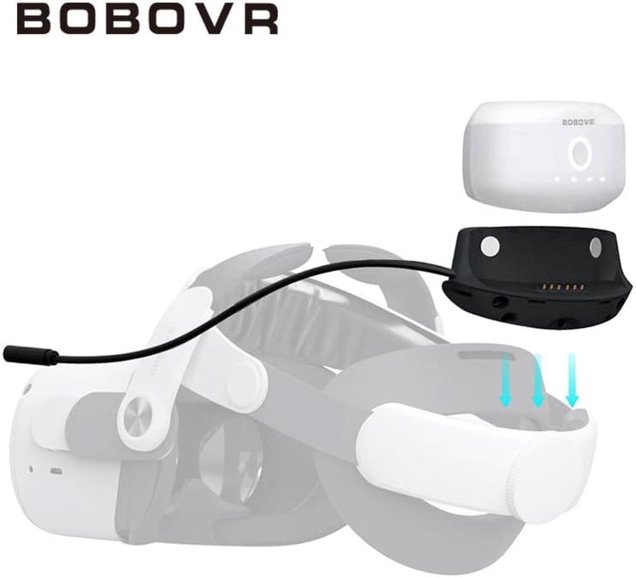 BOBOVR 5200mah Battery Dock Upgrade Kit to Convert M1/M2 Plus Strap Regular to Battery Version Add 3 hours Playtime