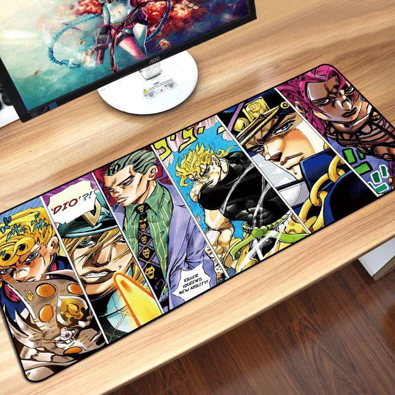 JOJO wonderful adventures around the anime mouse pad game family new HD mouse pad XXL keyboard pad non-slip office carpet laptop