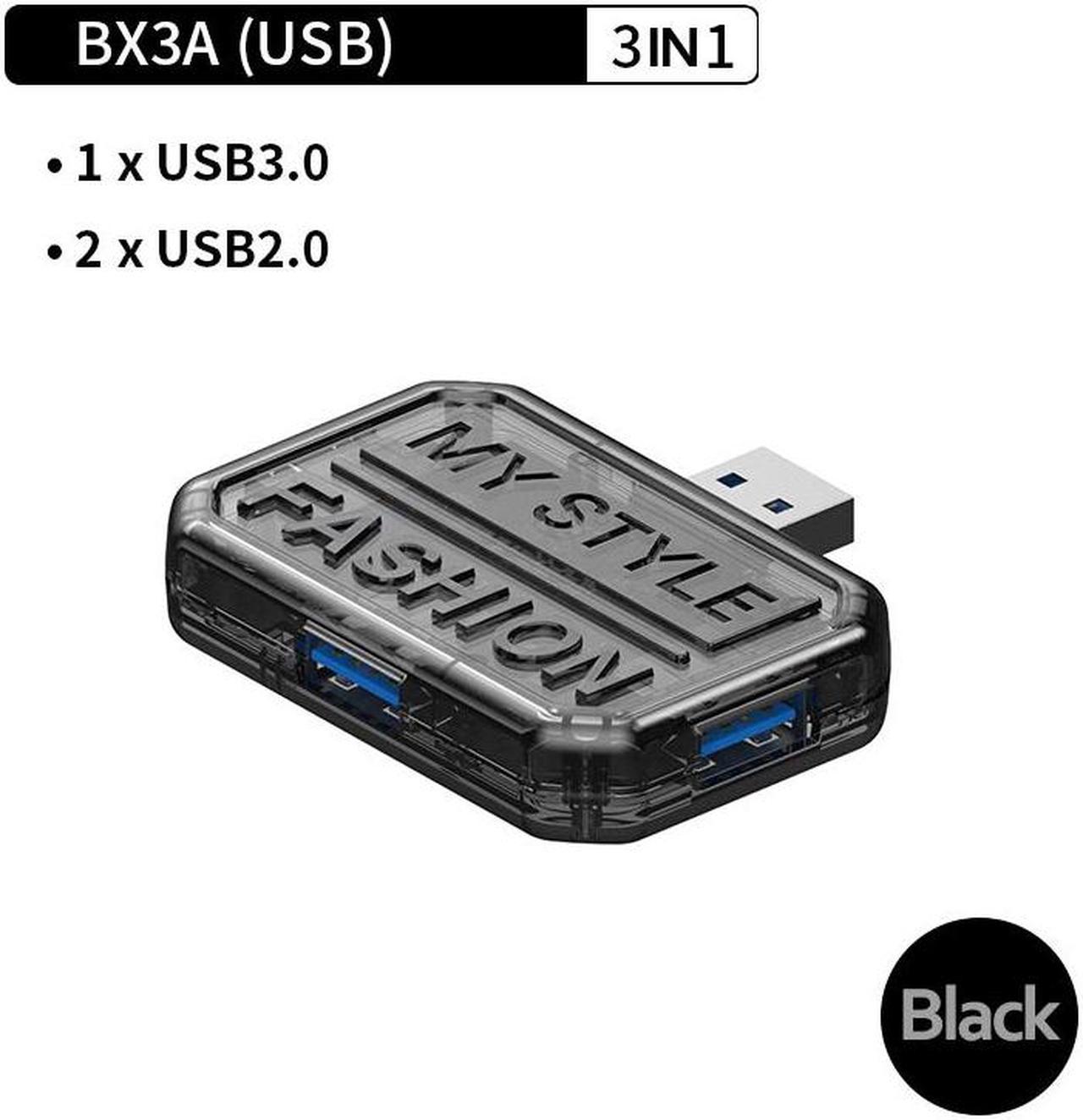 BDF 3-in-1 Expansion Interface USB HUB external USB flash disk, mouse, keyboard,Mobile hard disk and other devices, solve the notebook interface