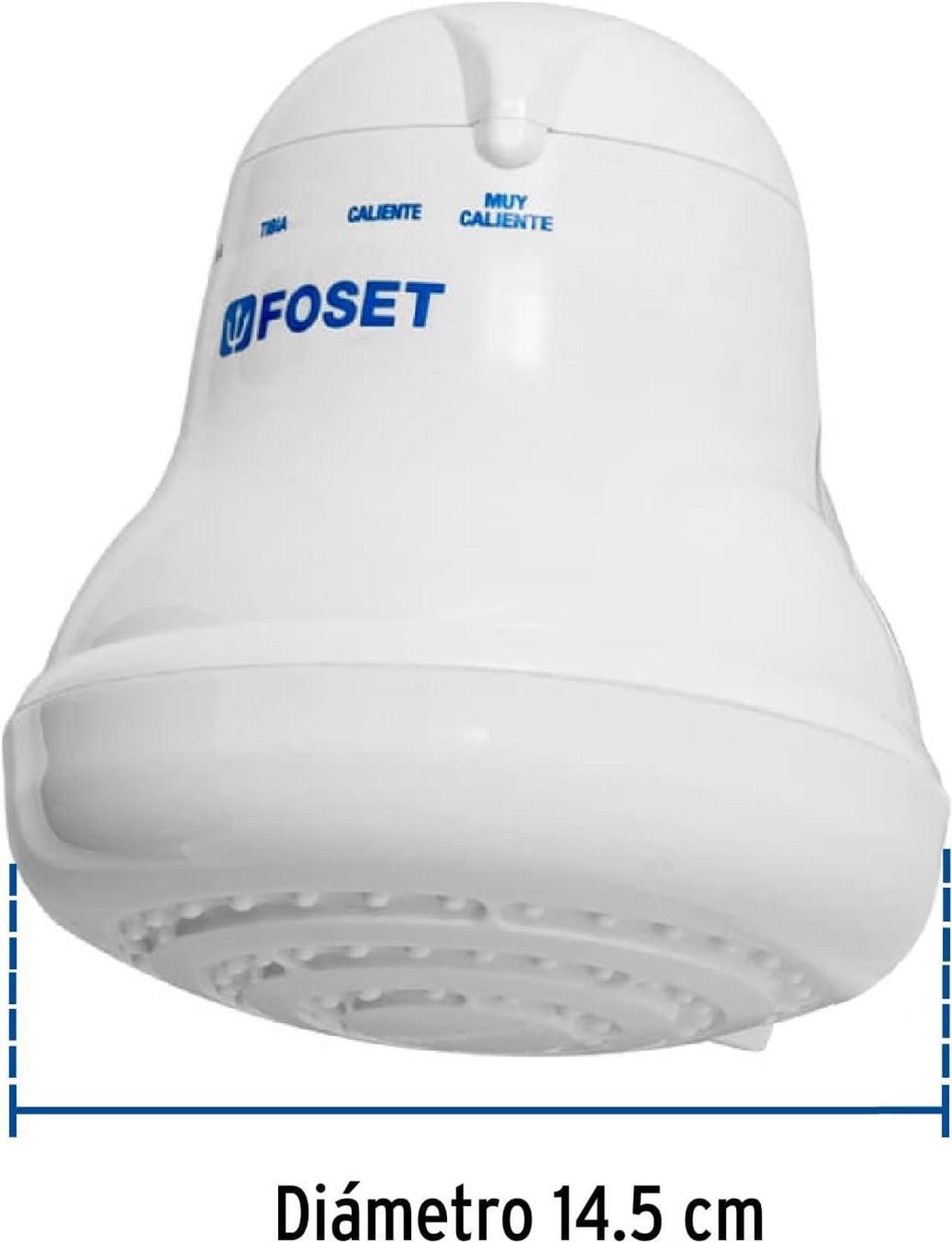 Alt view image 2 of 6 - 49491 Electric Shower Head - Instant Hot Water, 4 Temperature Levels - Hand Shower Head with 5 ft Hose Included