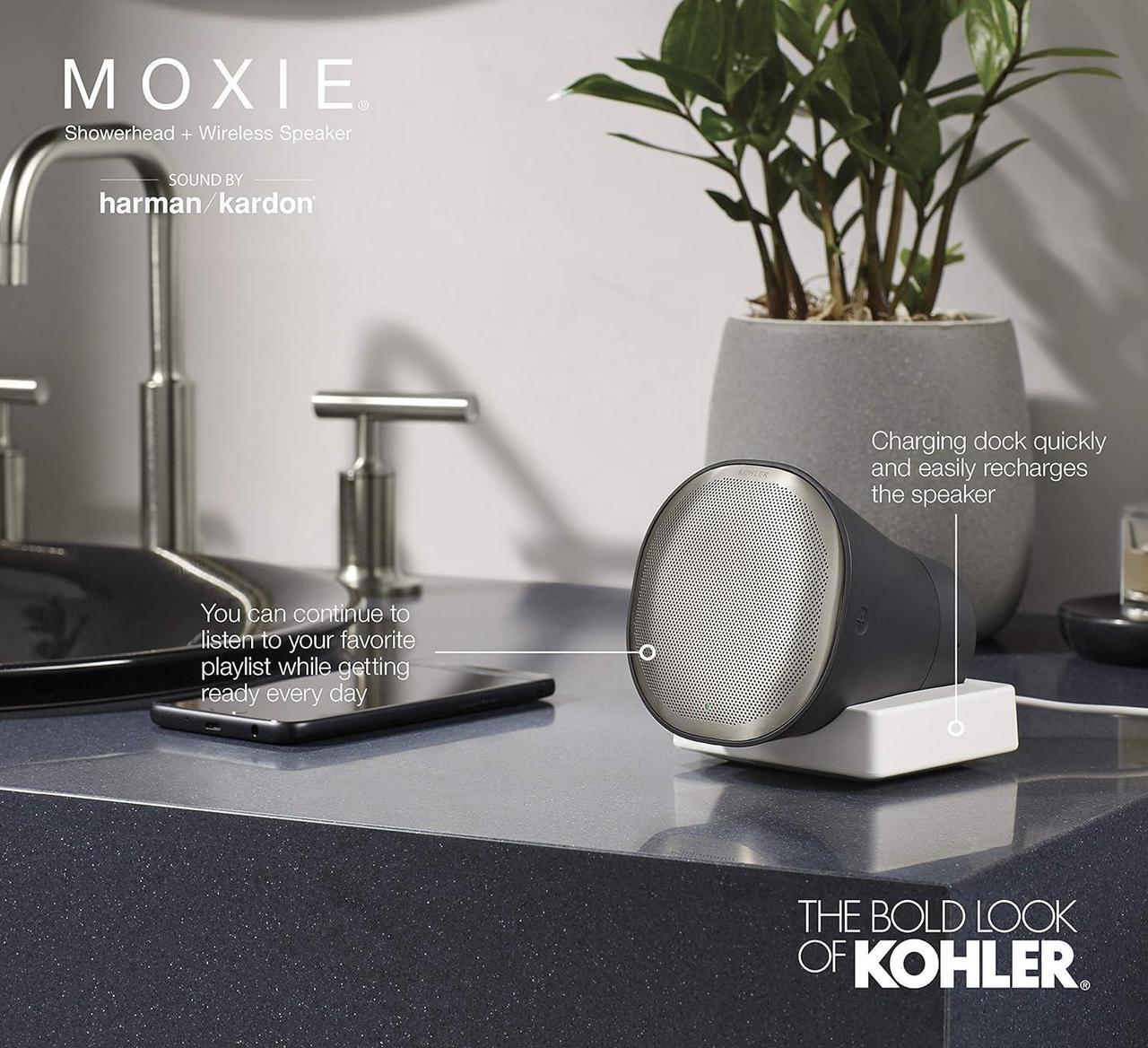 Alt view image 7 of 7 - MOXIE® 2.5GPM SHOWERHEAD/BLUETOOTH