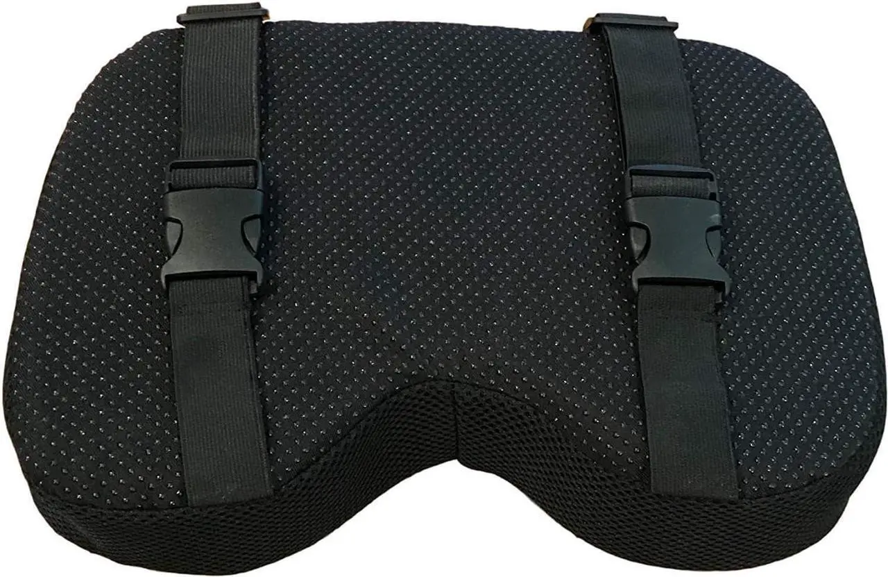Alt view image 3 of 7 - 2K Fit Rowing Machine Seat Cushion (Model 2) for The Concept 2 Rowing Machine with Custom Memory Foam, Washable Cover, and Straps- Concept 2 Rower, Recumbent Stationary Bike, WatterRower Seat Pad