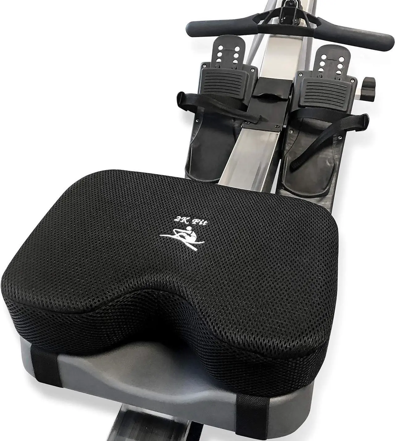 Alt view image 7 of 7 - 2K Fit Rowing Machine Seat Cushion (Model 2) for The Concept 2 Rowing Machine with Custom Memory Foam, Washable Cover, and Straps- Concept 2 Rower, Recumbent Stationary Bike, WatterRower Seat Pad