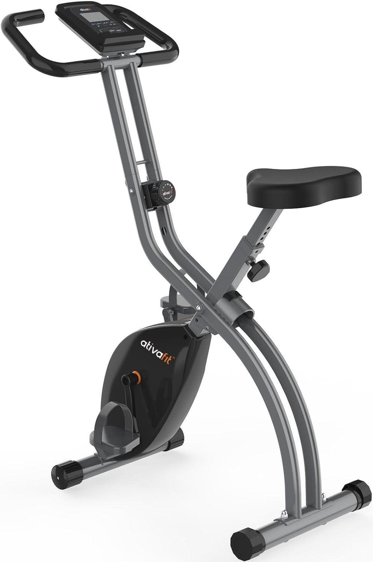 Main image of ATIVAFIT Folding Exercise Bike, Magnetic Foldable Stationary Bike, Indoor Cycling Exercise Bike for Home Workout