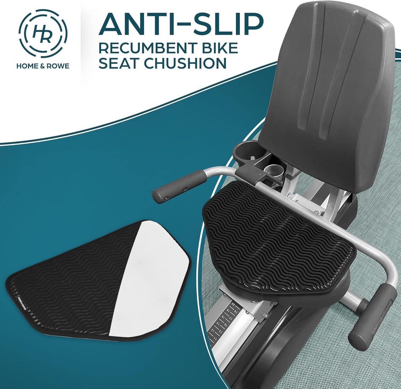 Alt view image 2 of 7 - Recumbent Bike Seat Cushion - Anti Slip Large Exercise Bike Seat Cushion Pad - Ideal Recumbent Bike Cushion fits All Recumbent Exercise Bike Including Extra Wide and Desk Bike- Gel Pad