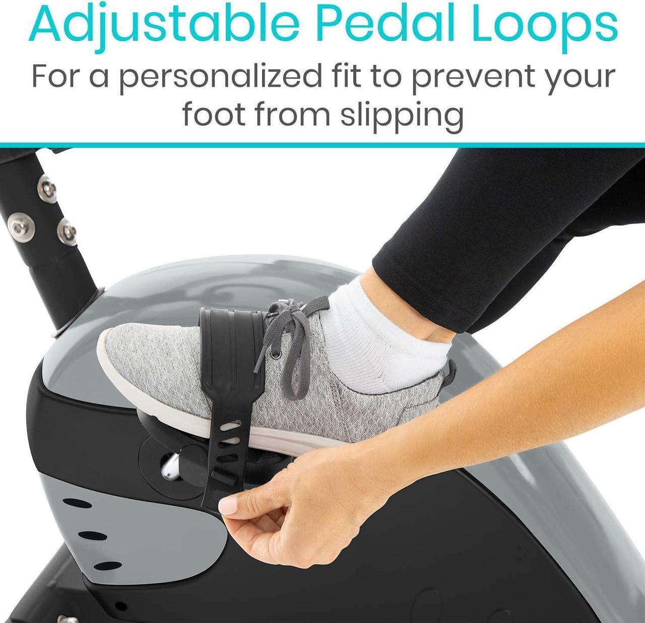 Alt view image 6 of 7 - Vive Recumbent Exercise Bike - Stationary Recumbent Exercise Cycle Device for Seniors, Adults, Men and Women - Indoor Fitness Equipment - at Home Cycling, Adjustable Resistances, Digital Display