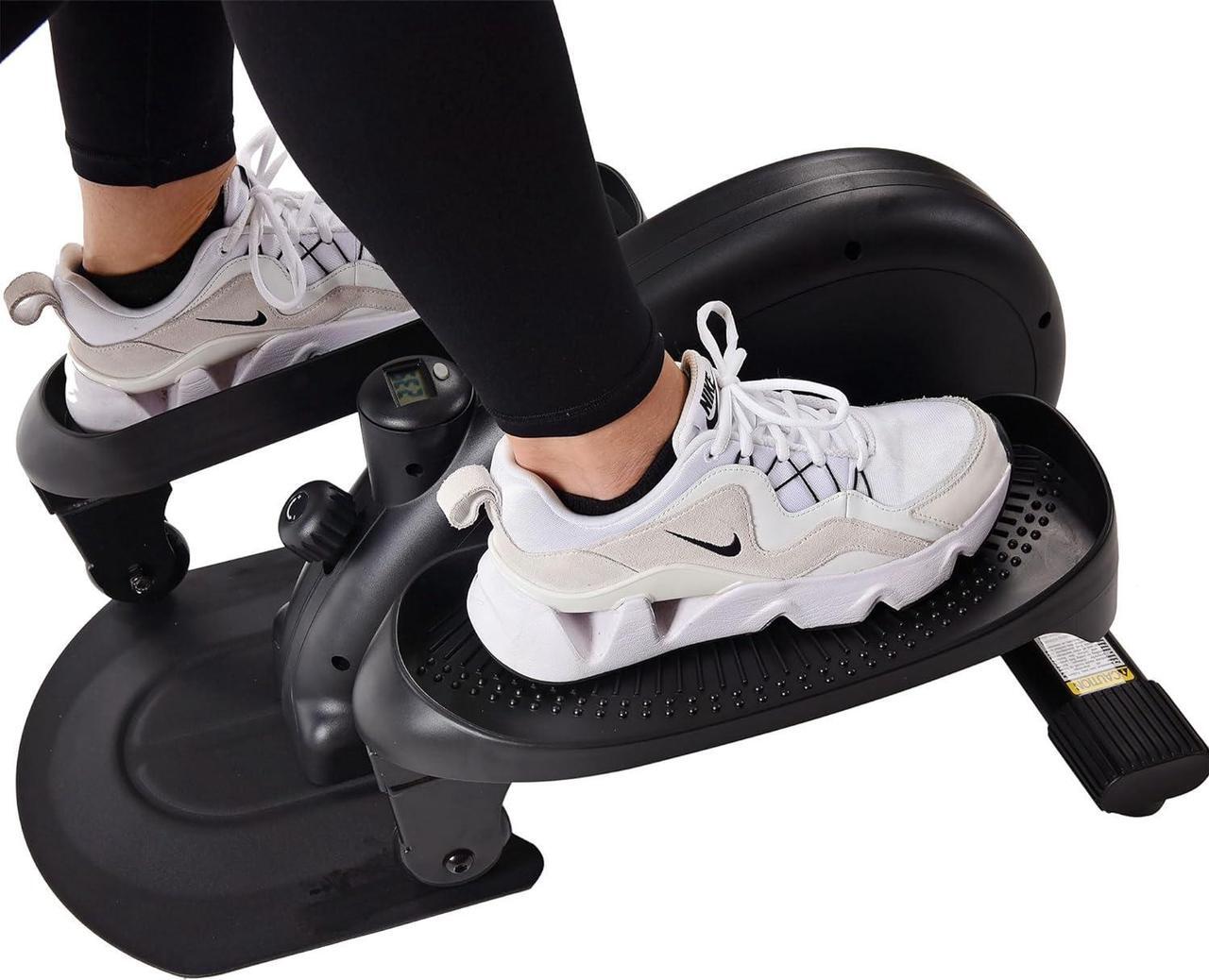 Alt view image 6 of 7 - Stamina Inmotion E1000 Compact Elliptical Strider Foot Pedal Exerciser for Home Workout with 250 Pound Weight Capacity and Smart Workout App, Black