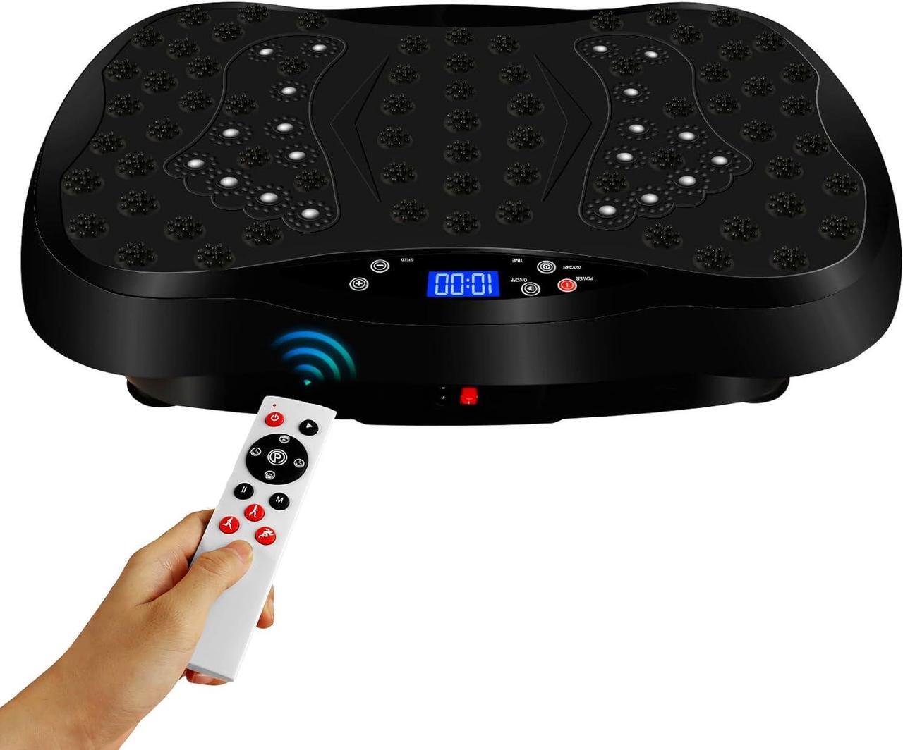 Main image of Vibration Plate Exercise Machine with Remote Control, Vibration Platform, Whole Body Workout Machine, Fitness Machine, Foots Massage, Pain Relief, Home Office(No Resistance Bands)