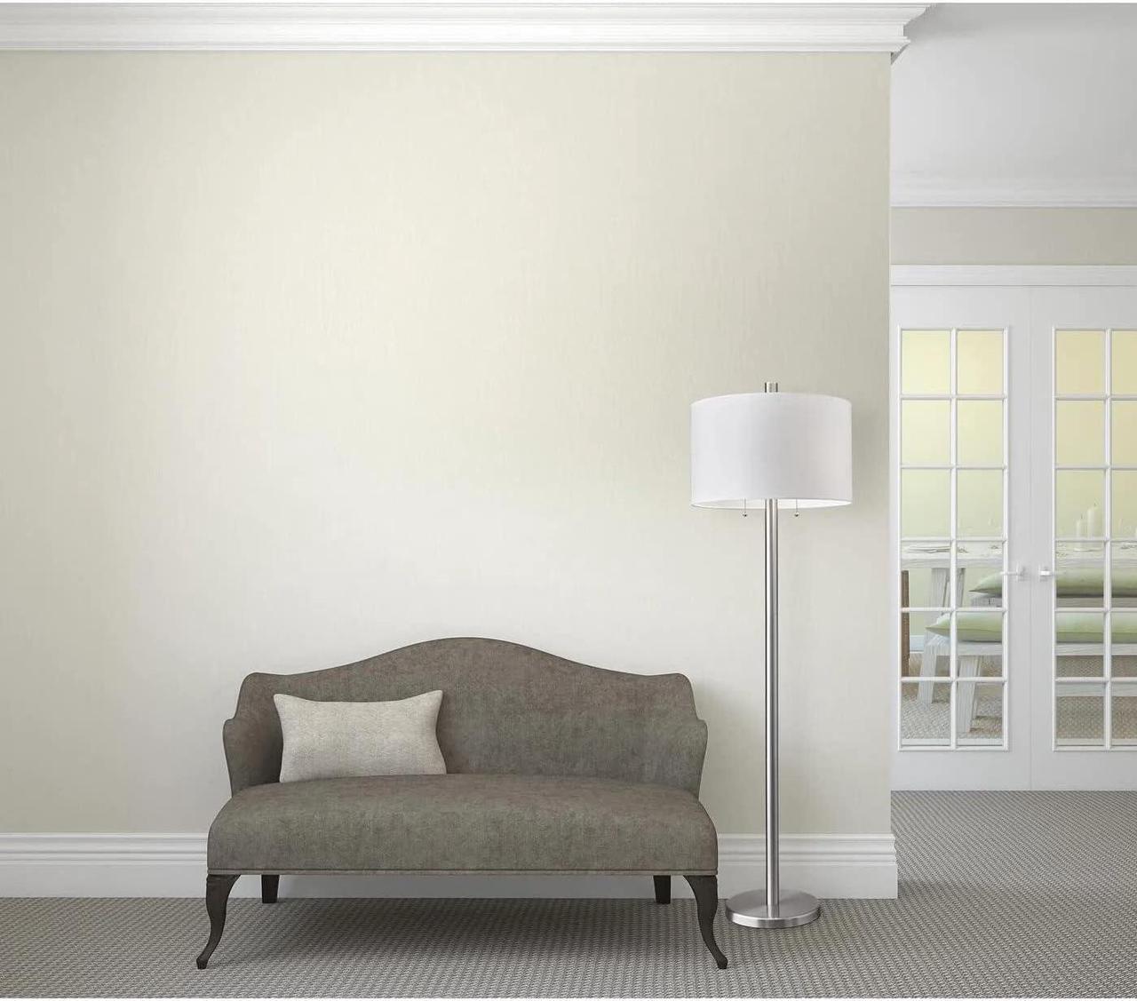 Alt view image 2 of 4 - Adesso 4067-22 Boulevard Floor Lamp, 61 in., 2 x 100 W Incandescent/26W CFL, Brushed Steel Finish, 1 Tall Lamp