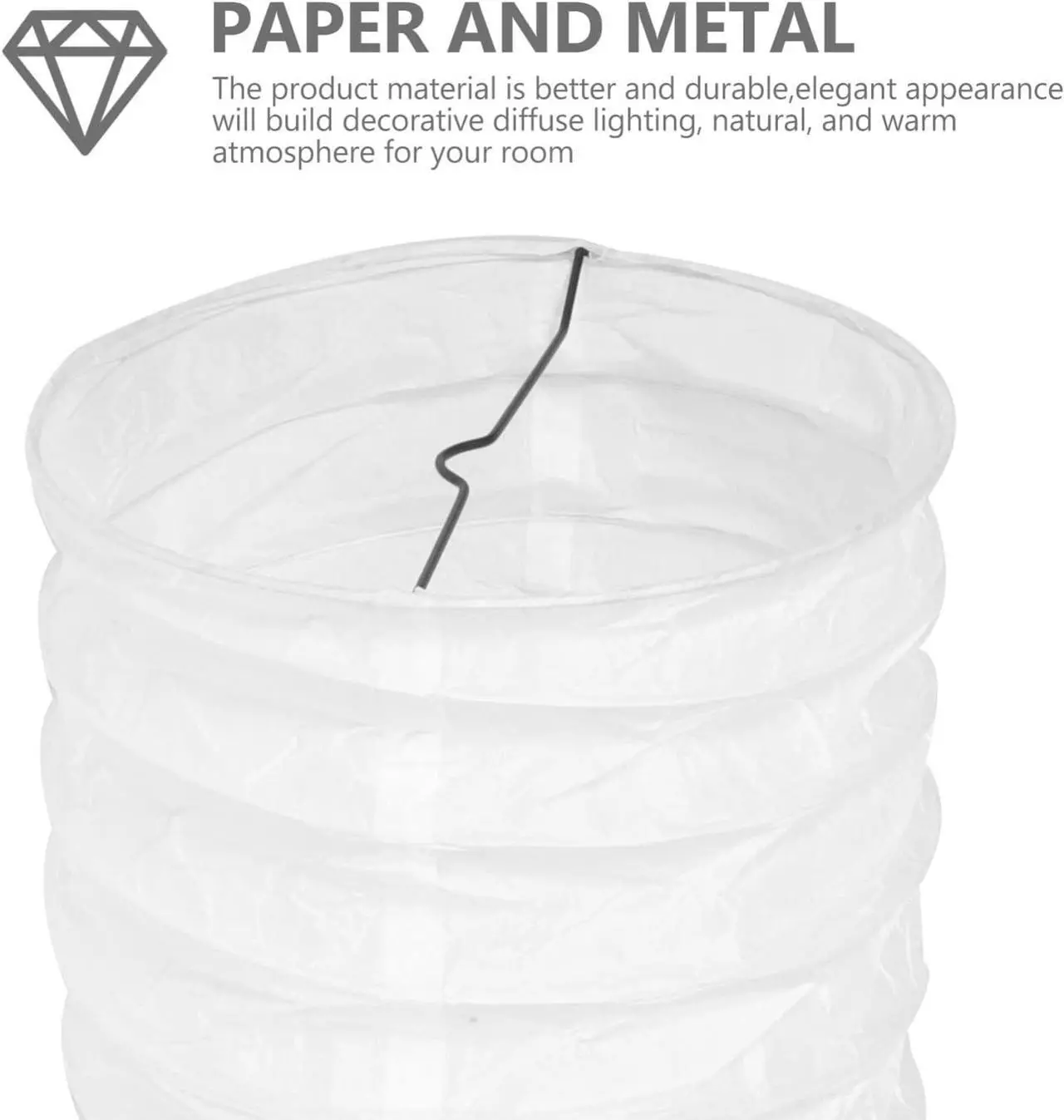 Alt view image 5 of 7 - Beaupretty Paper Floor Lamp Shade: Diploma Floor Lamp Shade Japanese Style Rice Paper Lamp Protector Cover Replacement for Hotel Bedside Floor Lamp