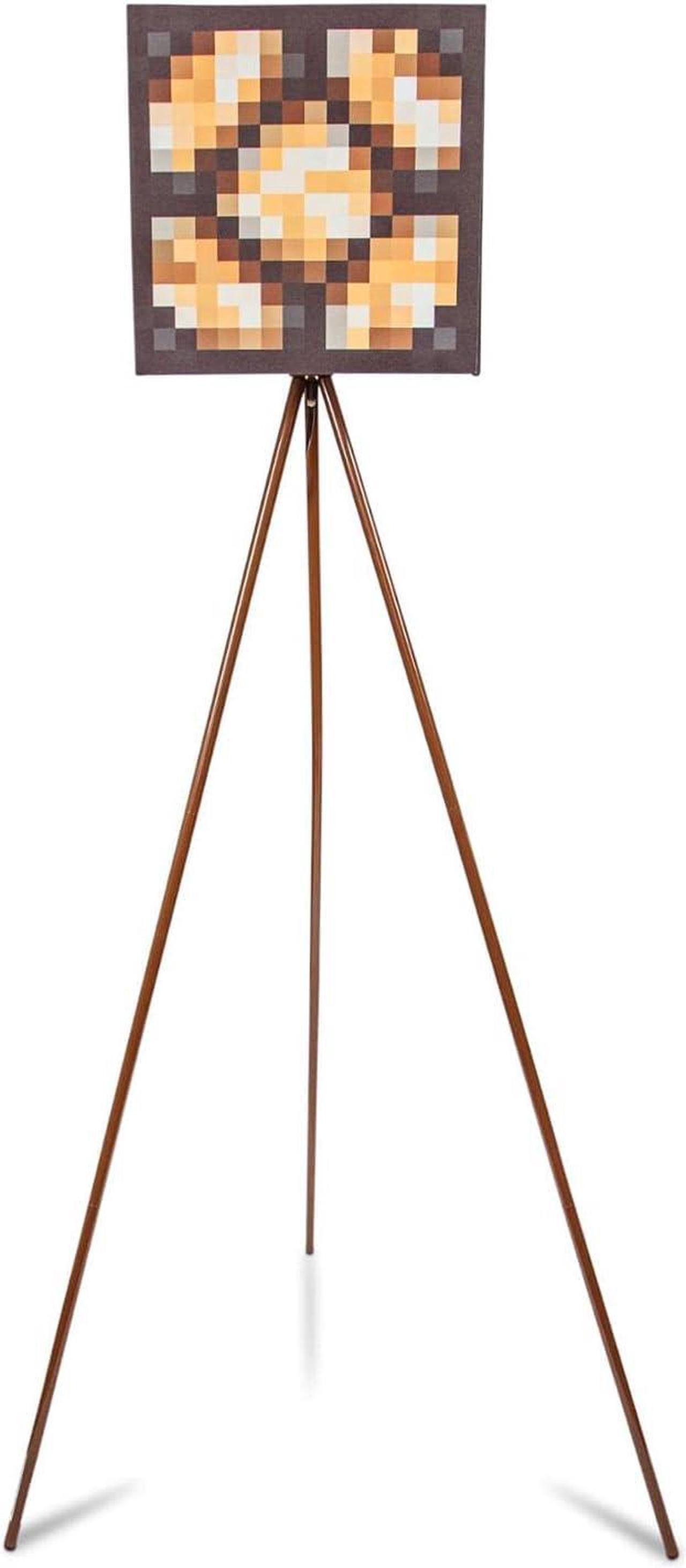 Main image of Minecraft Glowstone Tripod Floor Lamp | LED Light, Standing Lamp for Living Room | Home Decor Accessories And Room Essentials | Official Video Game Collectible | 62 Inches Tall