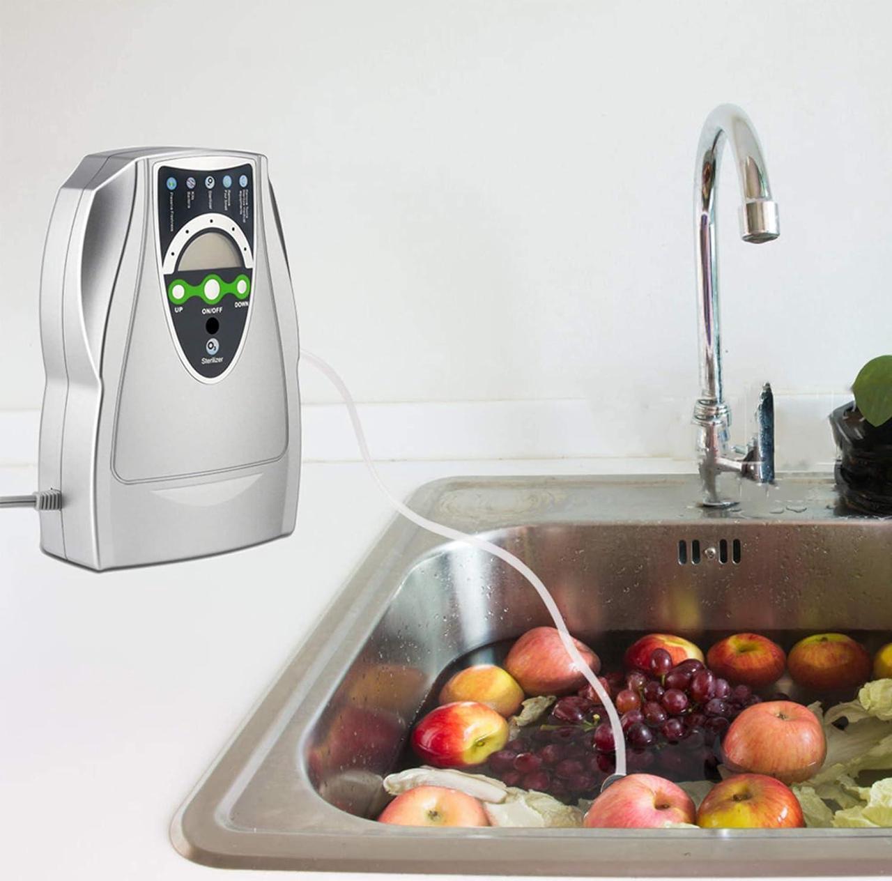 Alt view image 4 of 7 - Household Ozone Generator, 500 mg/h Ozone Machine Odor Removal, Specifically Designed ozonator for Clean Water, Fruits, Vegetables