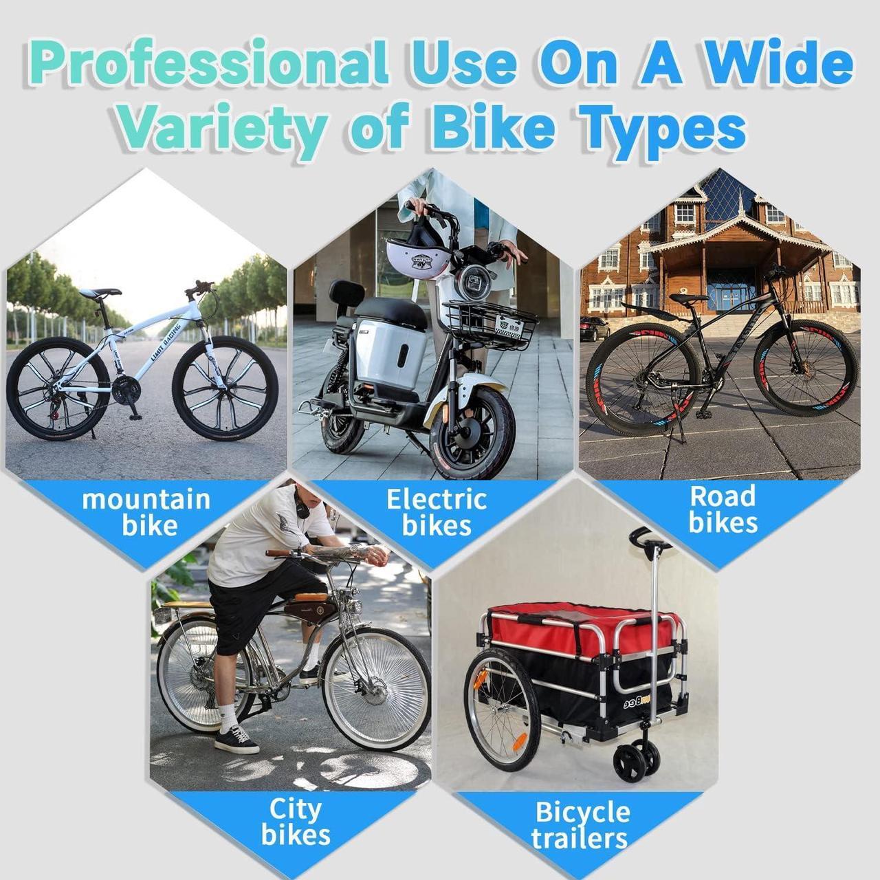 Alt view image 5 of 7 - Bike Camera Rechargeable Battery 360° Rotation - Color Night Vision 3 Mins Easy Installation Wide View Handlebar 4.3'' HD 1080P Monitor Bicycle Rear View Camera for Mountain Ebike Wankskey