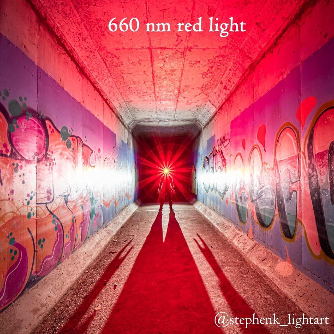 Alt view image 3 of 6 - LED Rechargeable Red Headlamp D25LR Powerful Lightweight Head Flashlight with 90 High CRI Bright White Light and 660nm Deep Red Light USB Charging for Camping Hiking Hunting