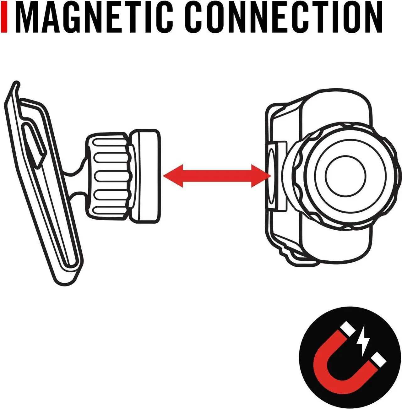 Alt view image 7 of 7 - COAST HX500 480 Lumen Alkaline Dual Power LED Utility Light with Twist Focus, KASK Mount, Magnetic