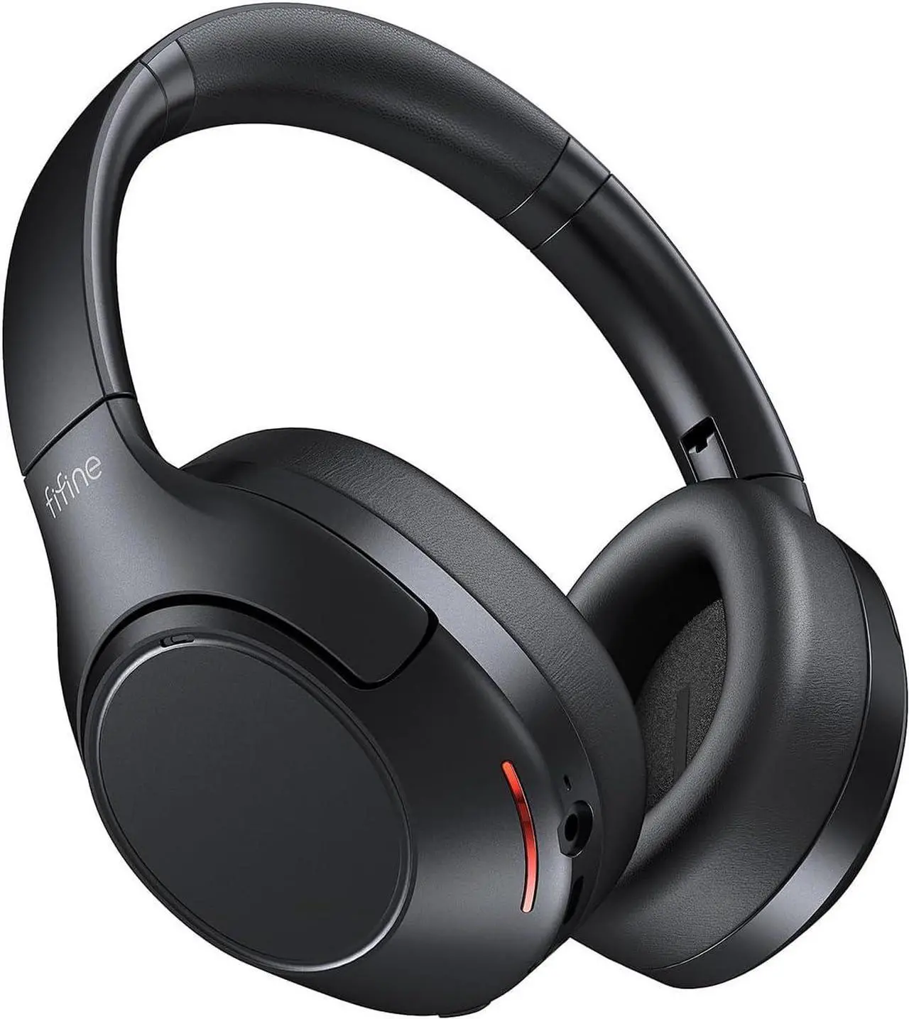 Main image of FIFINE Wireless Bluetooth Headphones, Over-Ear Noise Canceling Headphones with Soft Earmuffs, Up to 65H Playtime for Music, Phone Calls, Sport Travel Headset for iPhone/Android/Tablet-X3 Black