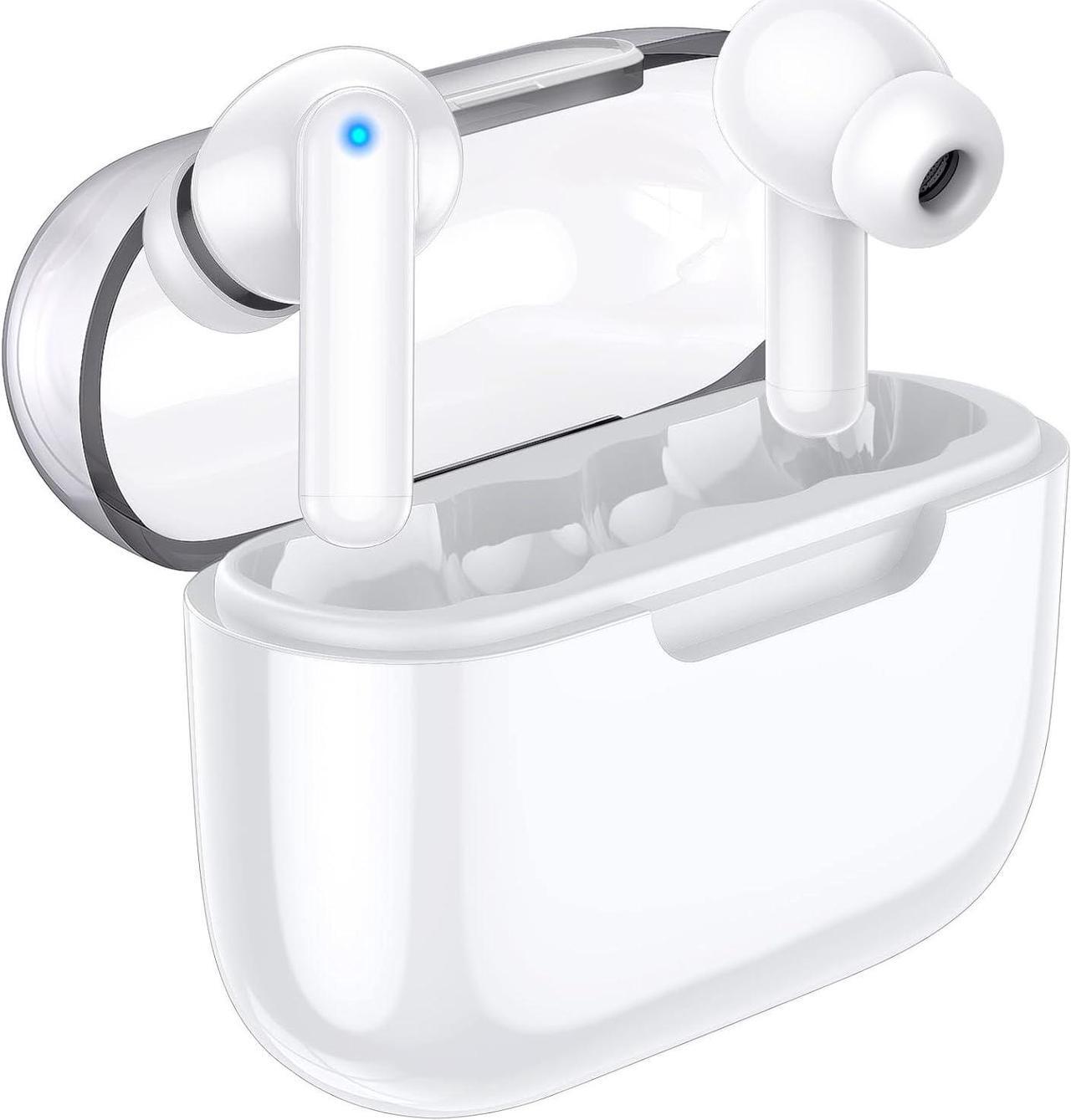 Main image of Wireless Ear Buds, Earbuds Bluetooth 5.3 Headphones, HiFi Stereo Sound Waterproof in-Ear Earphones with Noise Cancelling Mic for iPhone/Samsung/Android Sports Workout