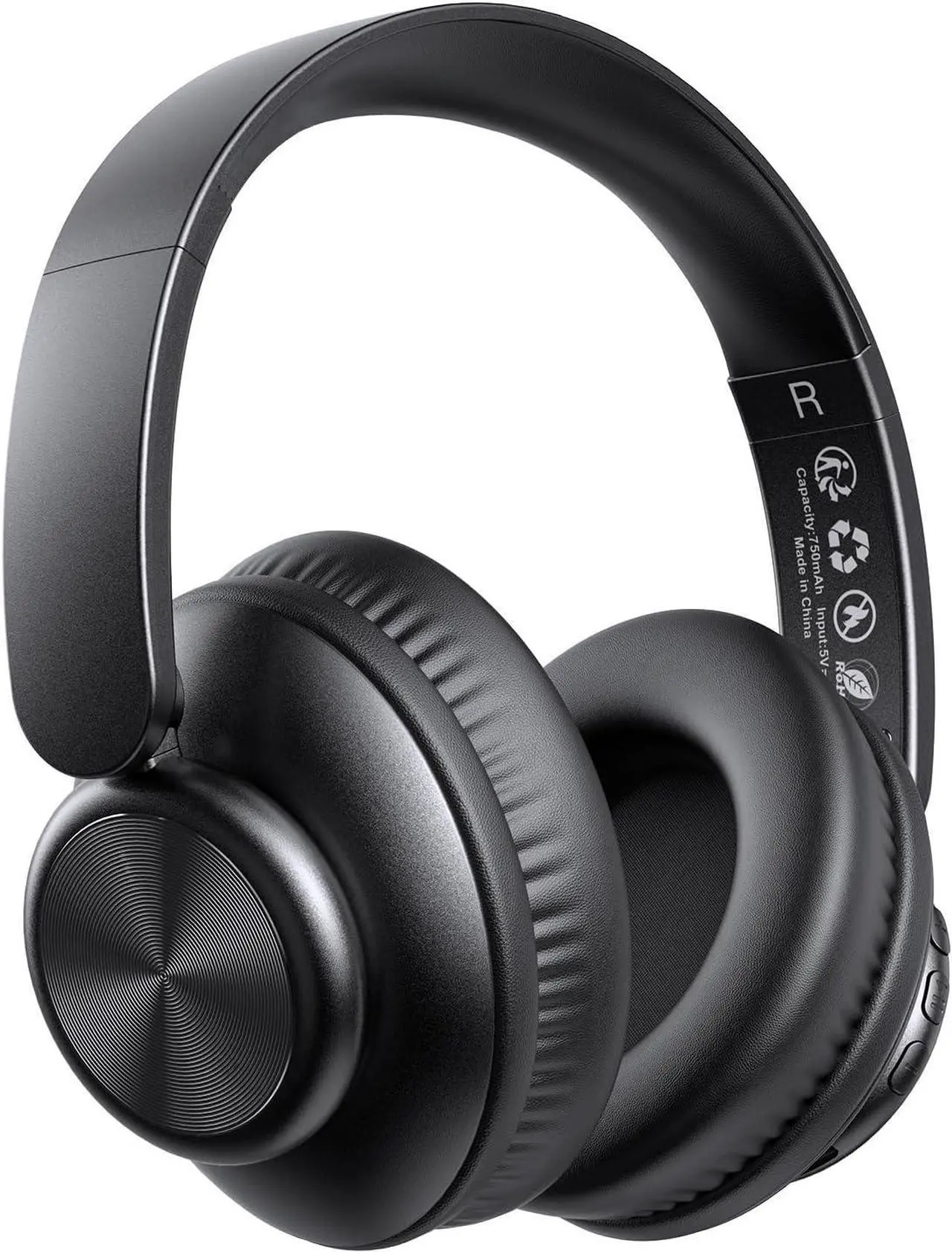 Main image of V8 Wireless Bluetooth Headphones Over Ear, 80 Hours Playtime Wireless Headphones with Deep Bass,Lightweight Foldable Headphones Built-in Mic,HiFi Stereo Sound for Travel Work Laptop PC Cellphone