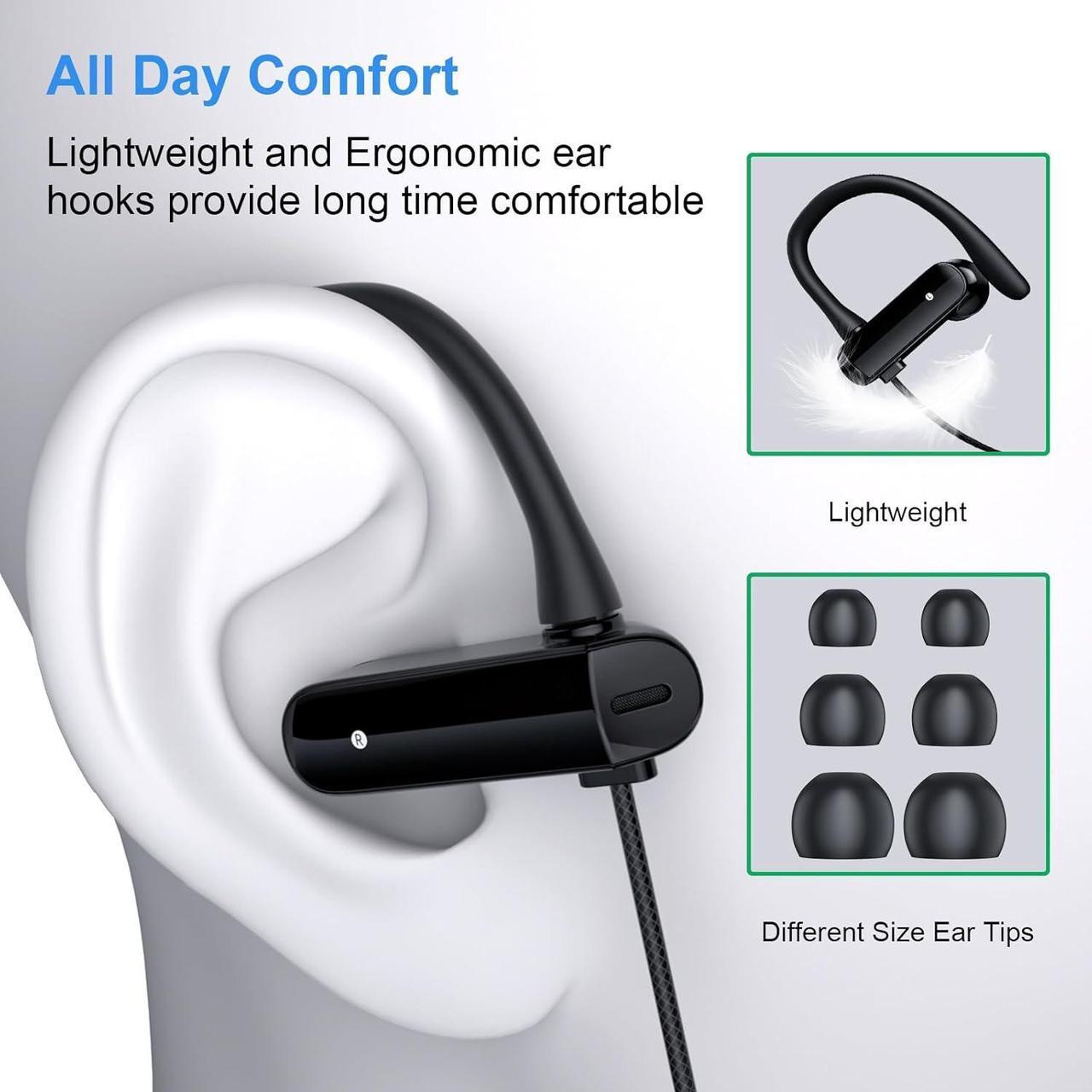 Alt view image 2 of 7 - USB C Headphones with Microphone Wired Type C Over Ear Earbuds for iPhone 15 Pro Earphone Volume Control Sport in Ear C Plug Headset for iPhone 16 Pro 16 Plus Samsung Z Flip Fold 6 S24 S23 Pixel 8 7