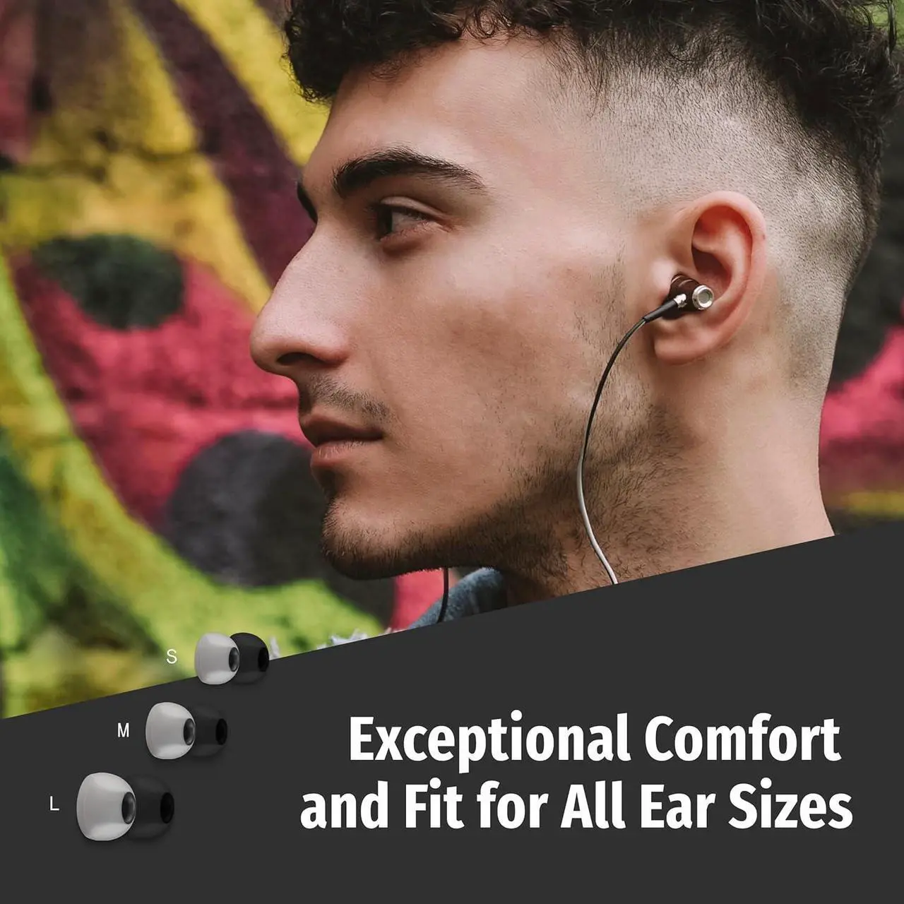 Alt view image 3 of 6 - Symphonized Wired Earbuds with Microphone  90% Noise Cancelling Ear buds with Mic, in Ear Headphones Wire for Computer & Phone, Earphones 3.5 mm Jack