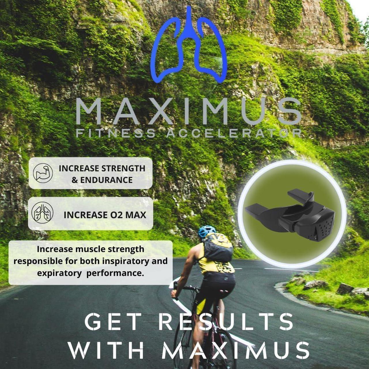 Alt view image 6 of 7 - Maximus Fitness Accelerator | Breathing Trainer for Lungs Created & Studied by Experts | Lightweight 1oz Breathing Exercise Device for Improving Fitness & Strength | Trusted by Top Athletes