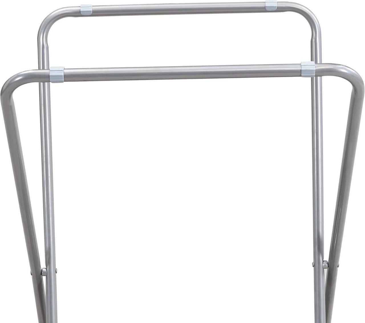 Alt view image 5 of 7 - eHemco Folding TV Tray Tables for Eating, 19 by 15 by 26 Inches, Coffee, Set of 2