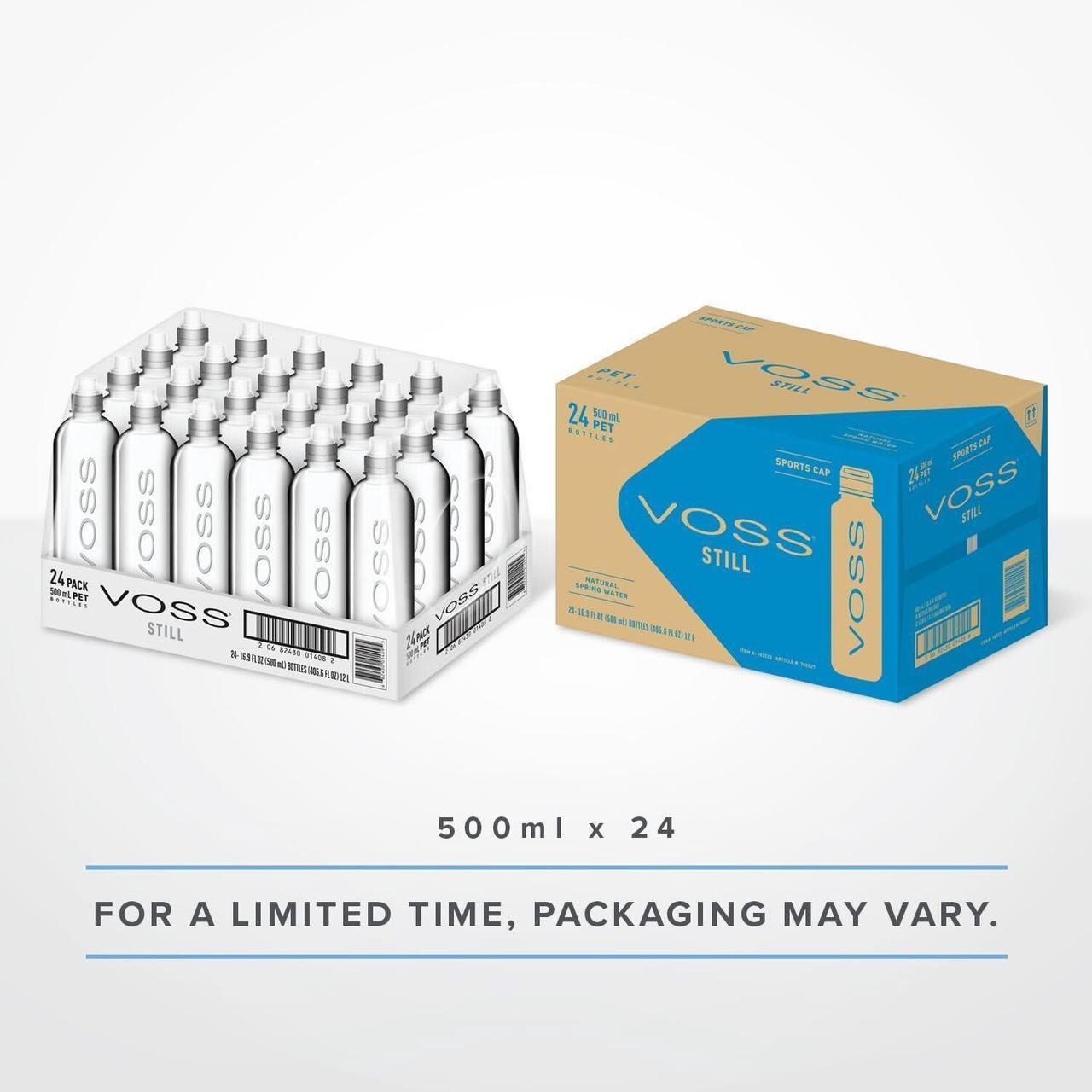 Alt view image 5 of 7 - VOSS Premium Still Bottled Water - Pure, Crisp & Refreshing - BPA Free PET Plastic Water Bottles with Sports Cap for Easy, Spill-Free Drinking - Ideal for Gym, Running, Hiking - 500ml, Pack of 24
