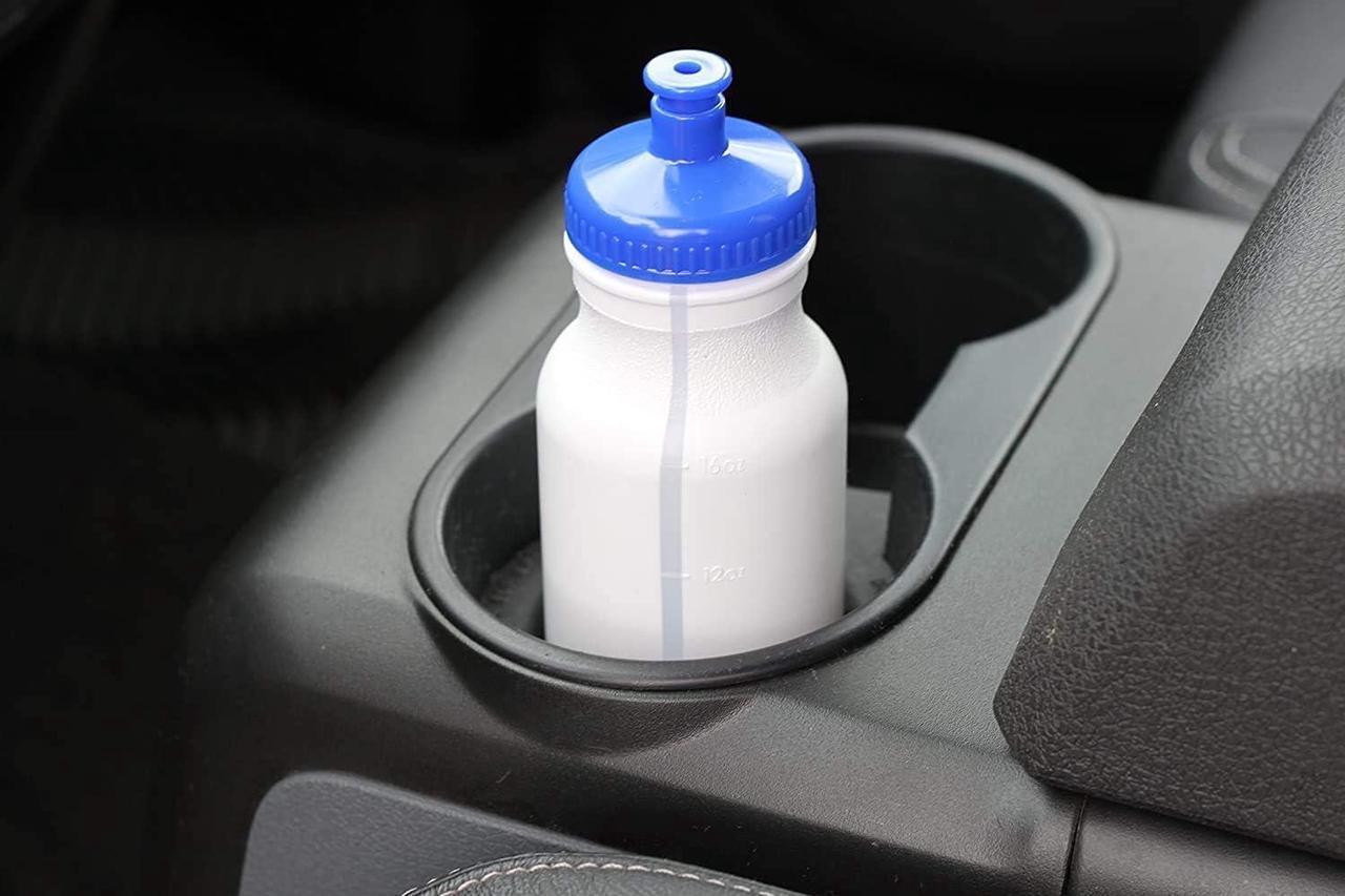 Alt view image 5 of 5 - Sports Squeeze Plastic Water Bottles Push/Pull Cap 20 Ounce Bpa-Free Set 8