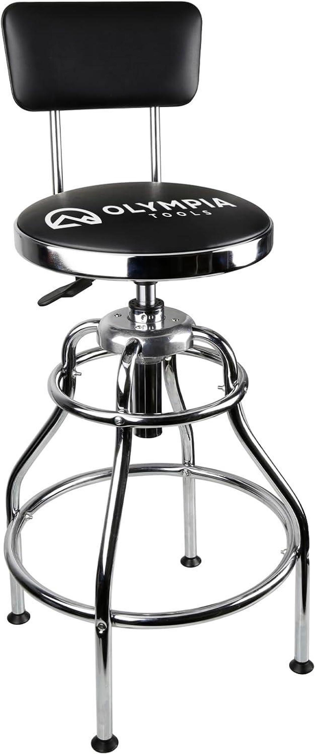 Main image of Olympia Tools 82-738 Adjustable Hydraulic Work Stool, Black