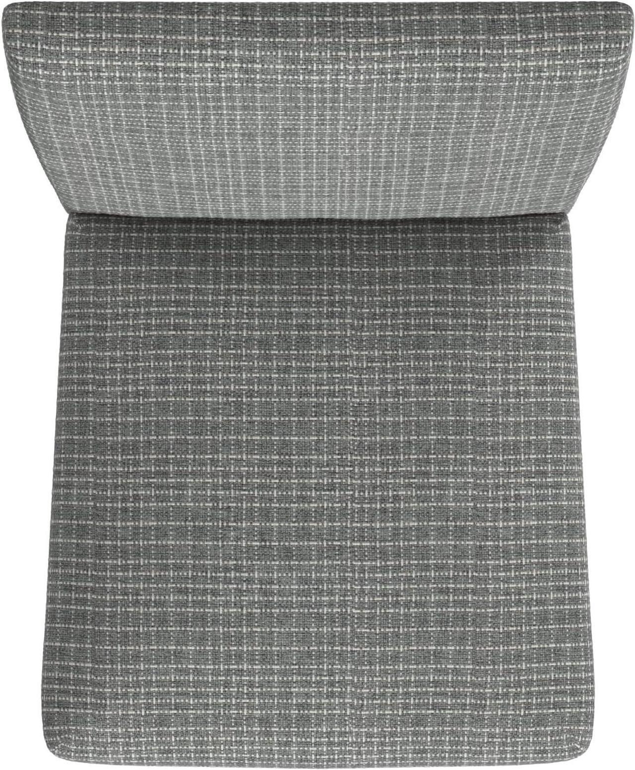 Alt view image 7 of 7 - HomePop Home Decor | Classic Counter Height Bar Stools | 24 Inch Bar Stools | Decorative Home Furniture, Sage Mini Gray Grid Pattern
