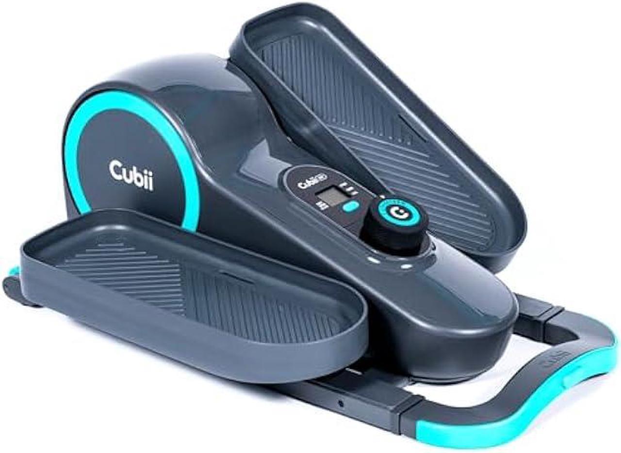 Main image of Cubii GO - Under Desk Elliptical Bike Pedal Exerciser, with LCD Fitness Tracker Screen, Adjustable Resistance, Work from Home Fitness, Built-in Wheels and Portable Expanding Handle