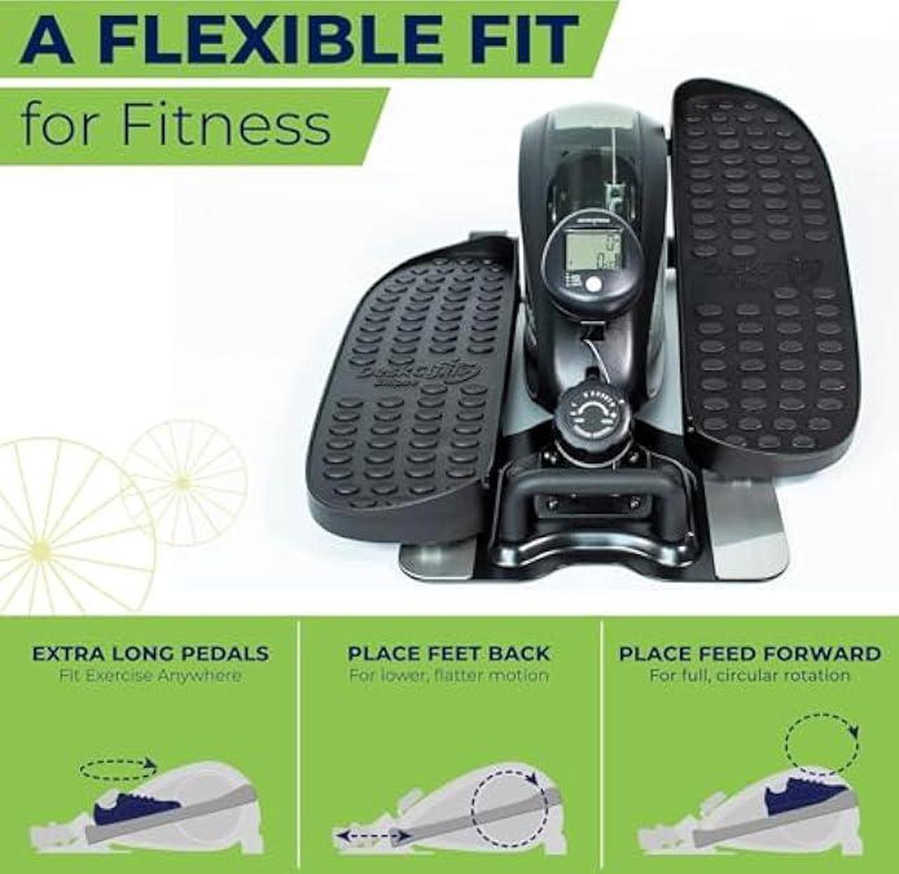 Alt view image 4 of 5 - DeskCycle Ellipse Leg Exerciser - Under Desk Elliptical Machine and Foot Pedal Exerciser - Leg Exerciser While Sitting - Compact Under Desk Exercise Equipment