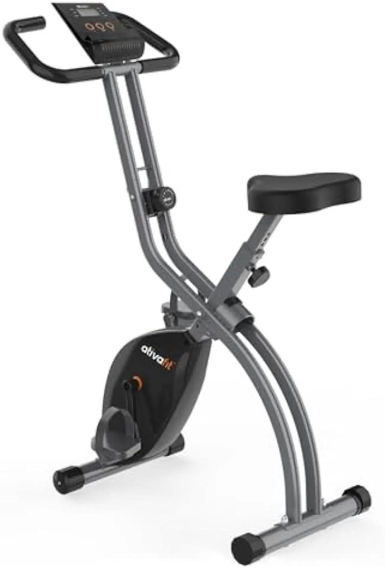 Main image of ATIVAFIT Exercise Bike Foldable Fitness Bike Magnetic Foldable Indoor Cycling Bike 3-In-1 Foldable Exercise Bike for Home Use with Resistance Bands Home Workout Exercise Equipment