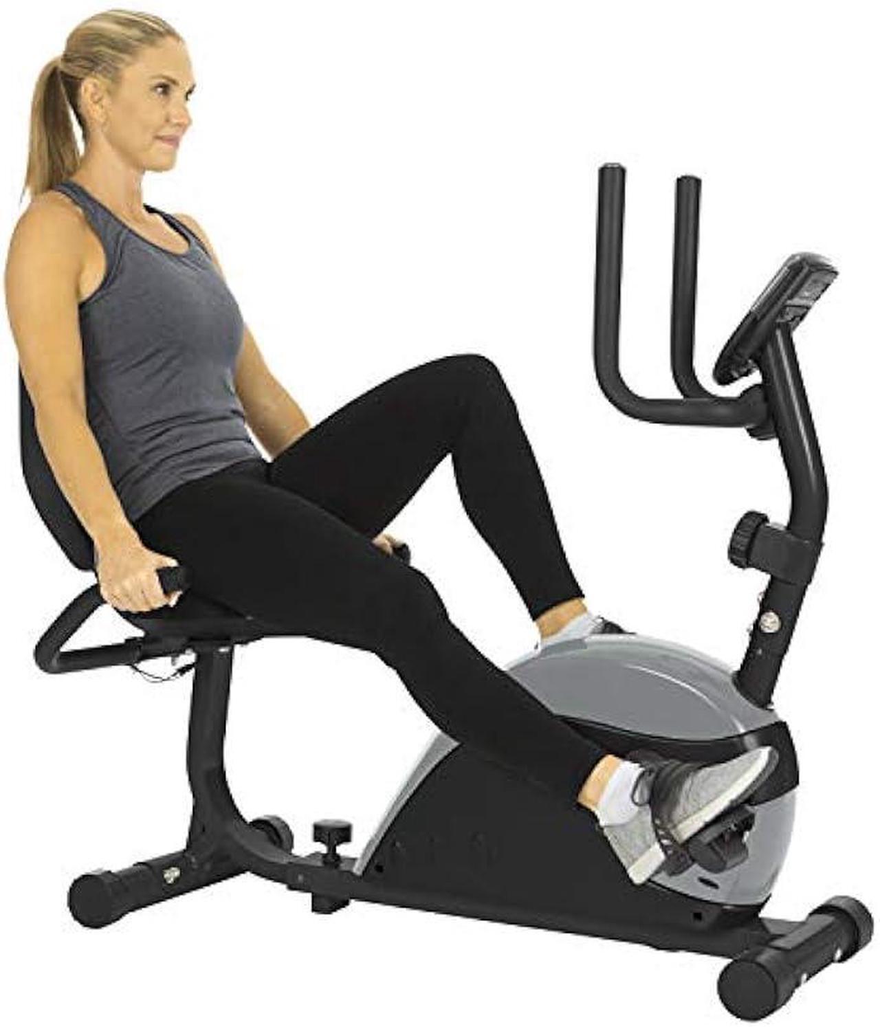 Main image of Vive Recumbent Exercise Bike - Stationary Recumbent Exercise Cycle Device for Seniors, Adults, Men and Women - Indoor Fitness Equipment - at Home Cycling, Adjustable Resistances, Digital Display