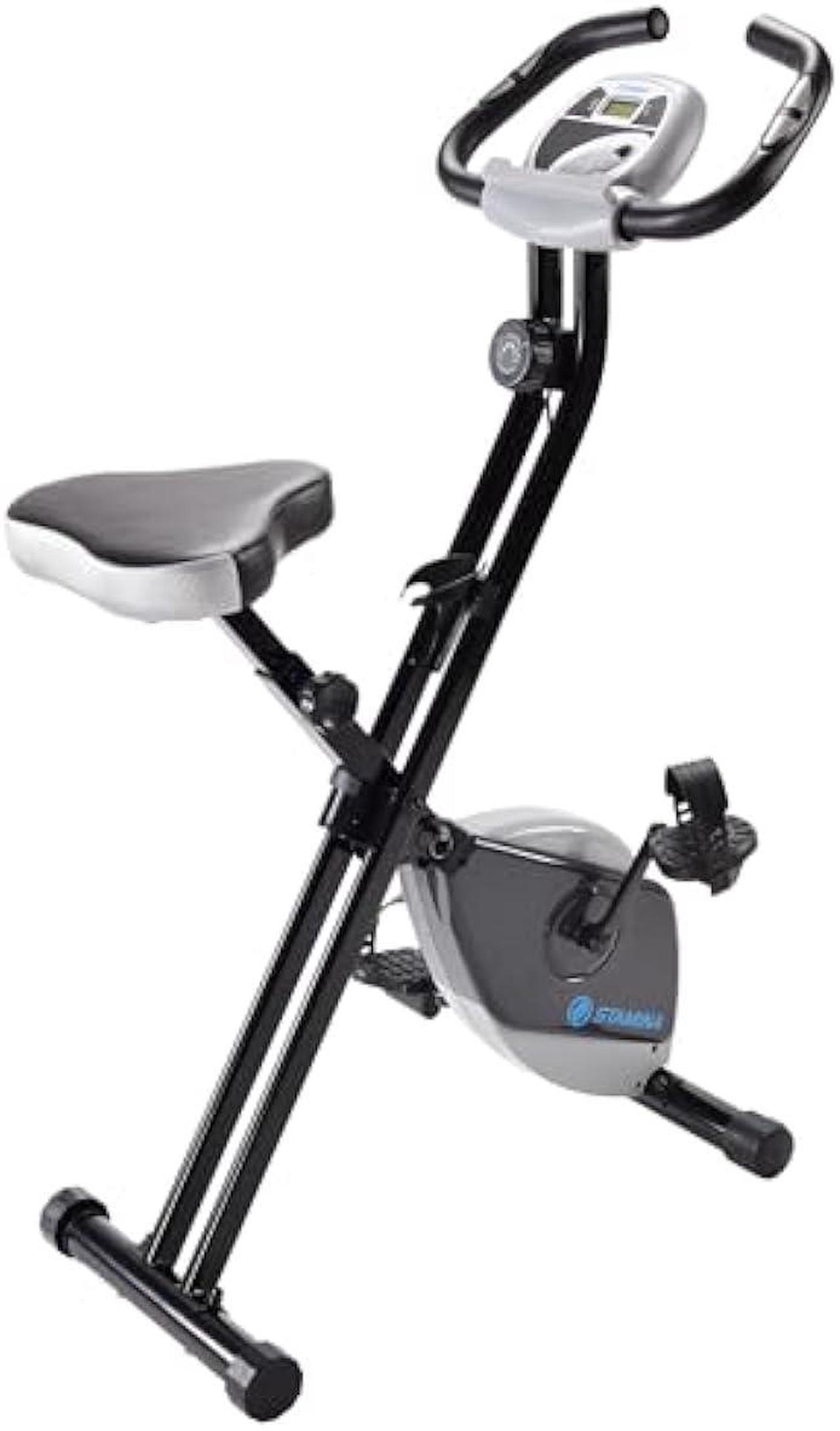 Main image of Stamina Folding Exercise Bike 182 - Foldable Exercise Bike with Smart Workout App, Stationary Bike for Home Workout - Up to 250 lbs Weight Capacity Black