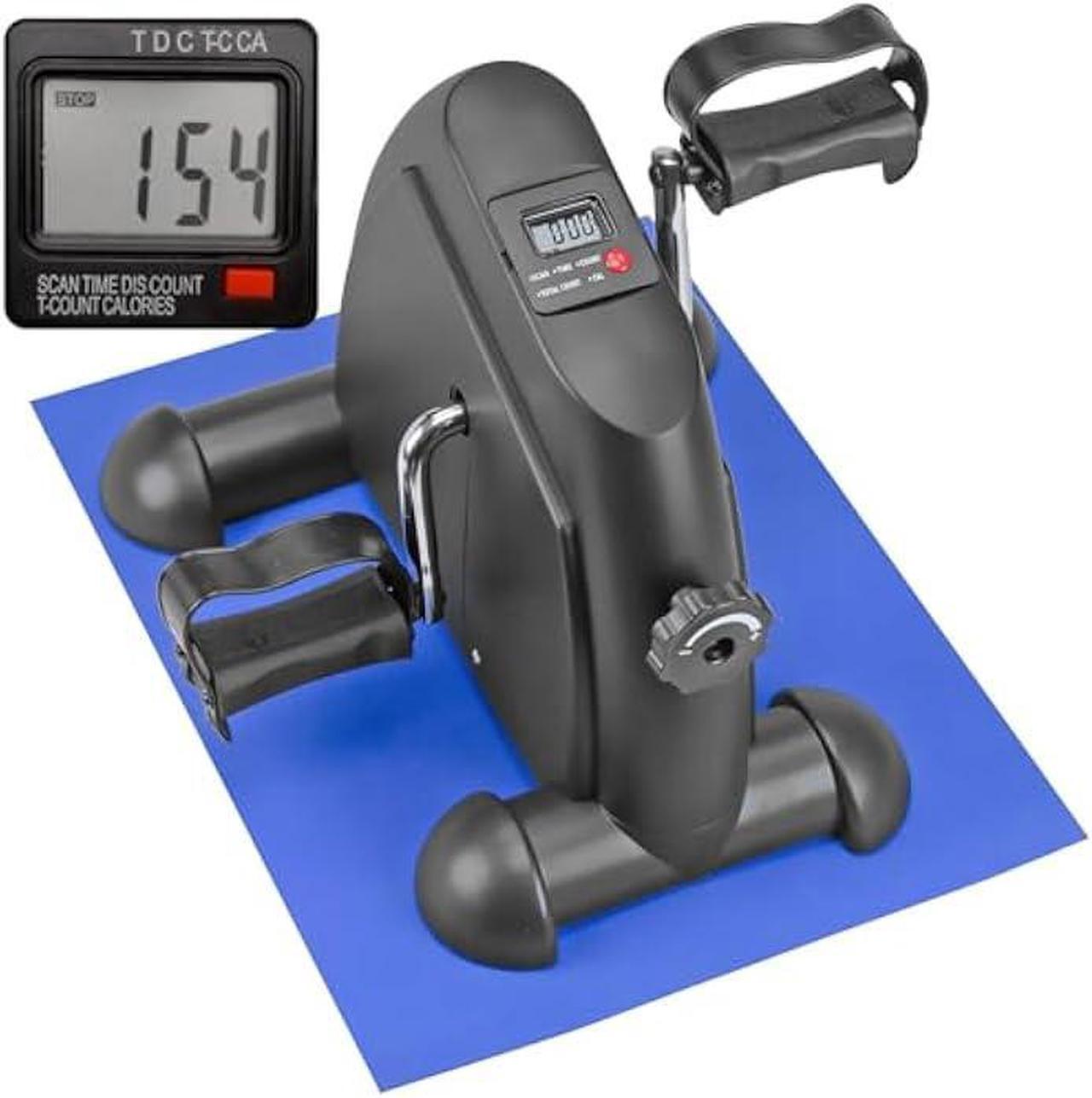 Main image of DMI Under Desk Bike Pedal Exerciser, Ellipse Leg Exerciser & Under Desk Elliptical with LCD Display, Leg Exerciser While Sitting For Seniors, Work From Home Essentials, Mat and Batteries Included