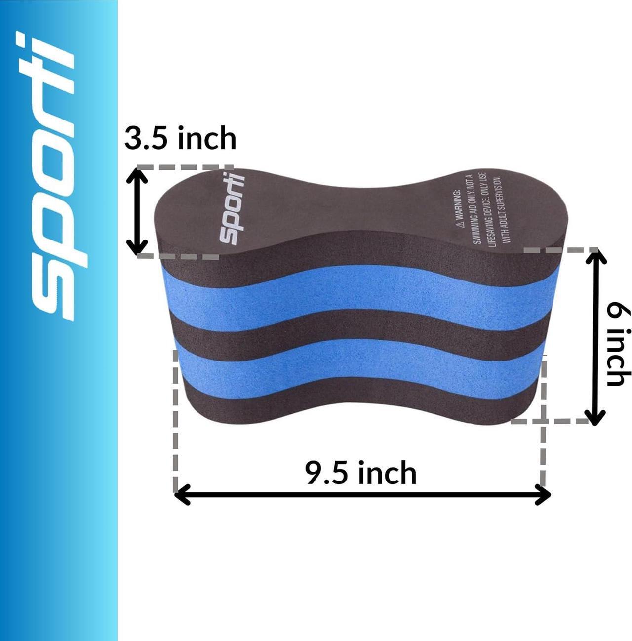 Alt view image 4 of 7 - Sporti Pull Buoy for Women & Men or Beginners, EVA 5-Layer Pull Buoy Leg Float, Swimmer Accessories, Pool Training Aid