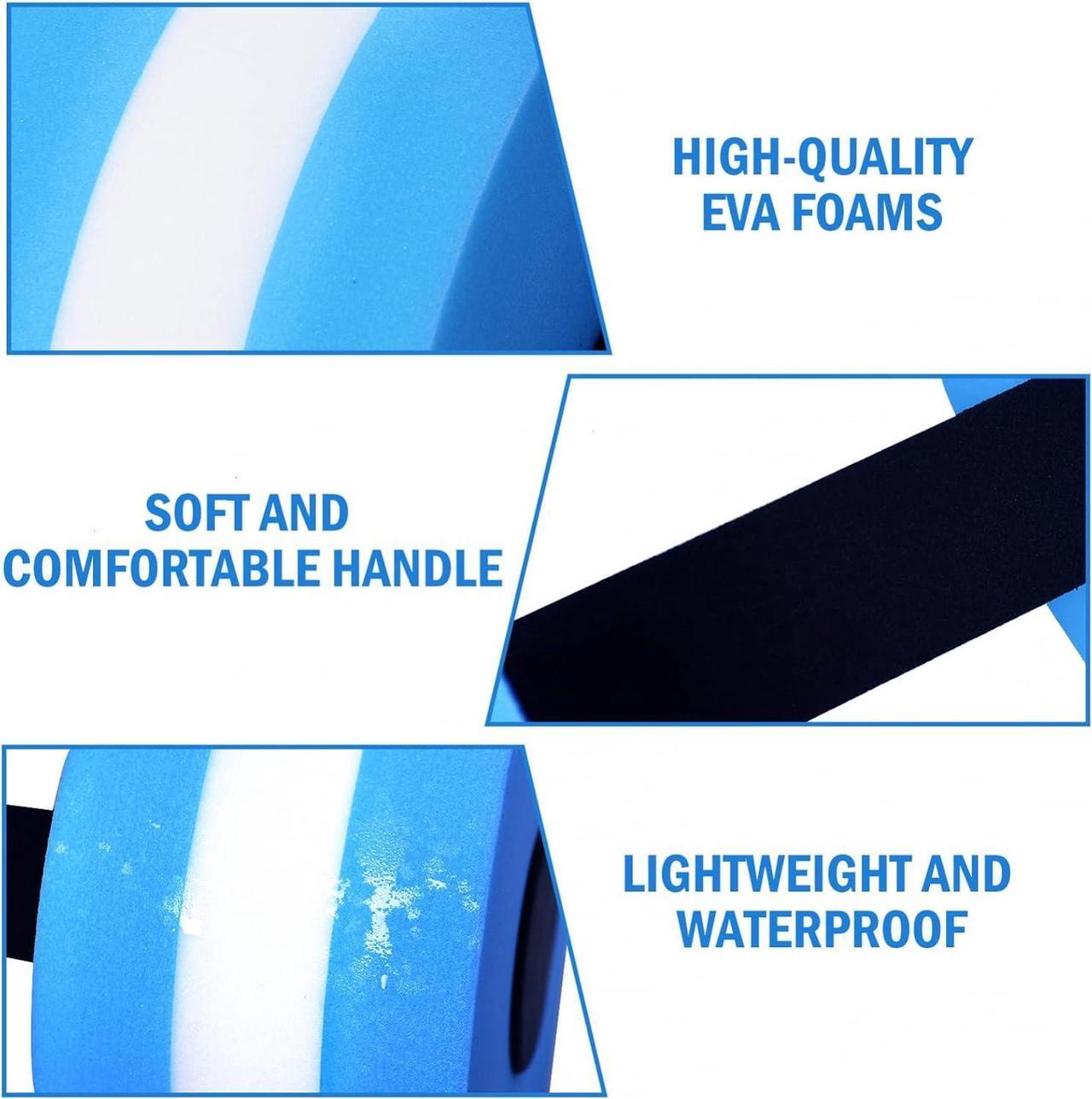 Alt view image 3 of 7 - Timoo Aquatic Dumbells Set of 2 Water Dumbells Pool Resistance Water Weight Water Aerobics High-Density EVA-Foam Pool Fitness