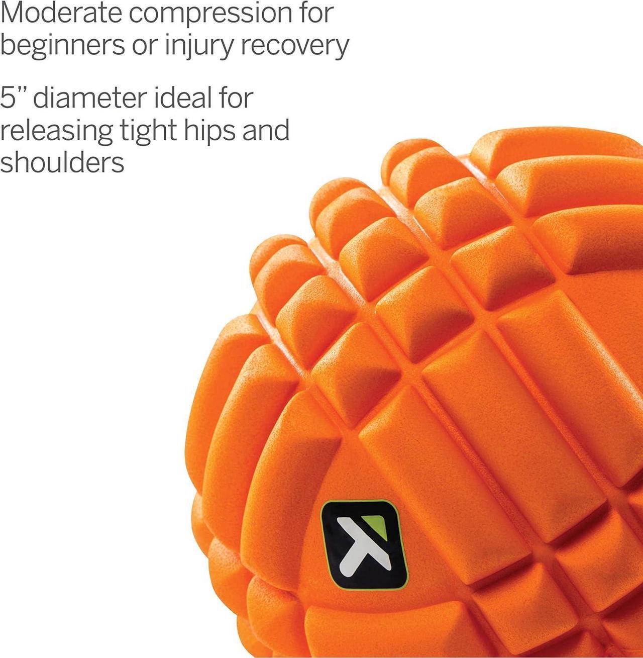 Alt view image 3 of 7 - Trigger Point Performance TriggerPoint GRID Ball Foam Massage Ball (5-Inch) , Orange