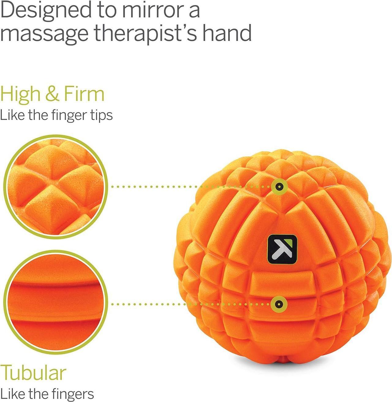 Alt view image 4 of 7 - Trigger Point Performance TriggerPoint GRID Ball Foam Massage Ball (5-Inch) , Orange