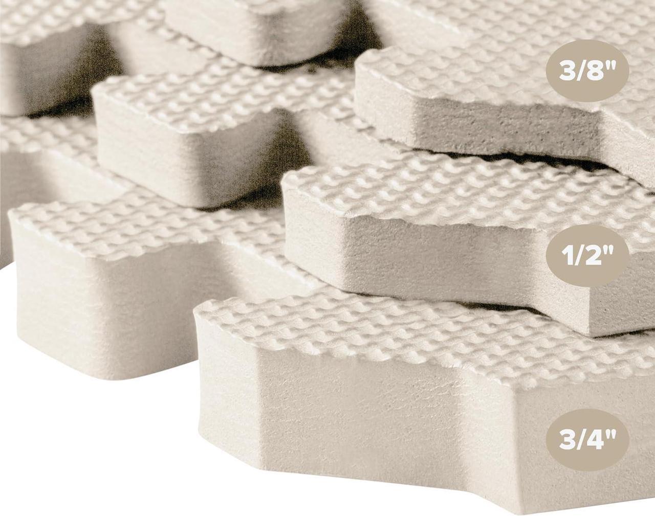 Alt view image 7 of 7 - We Sell Mats 3/8 Inch Thick Multipurpose Exercise Floor Mat